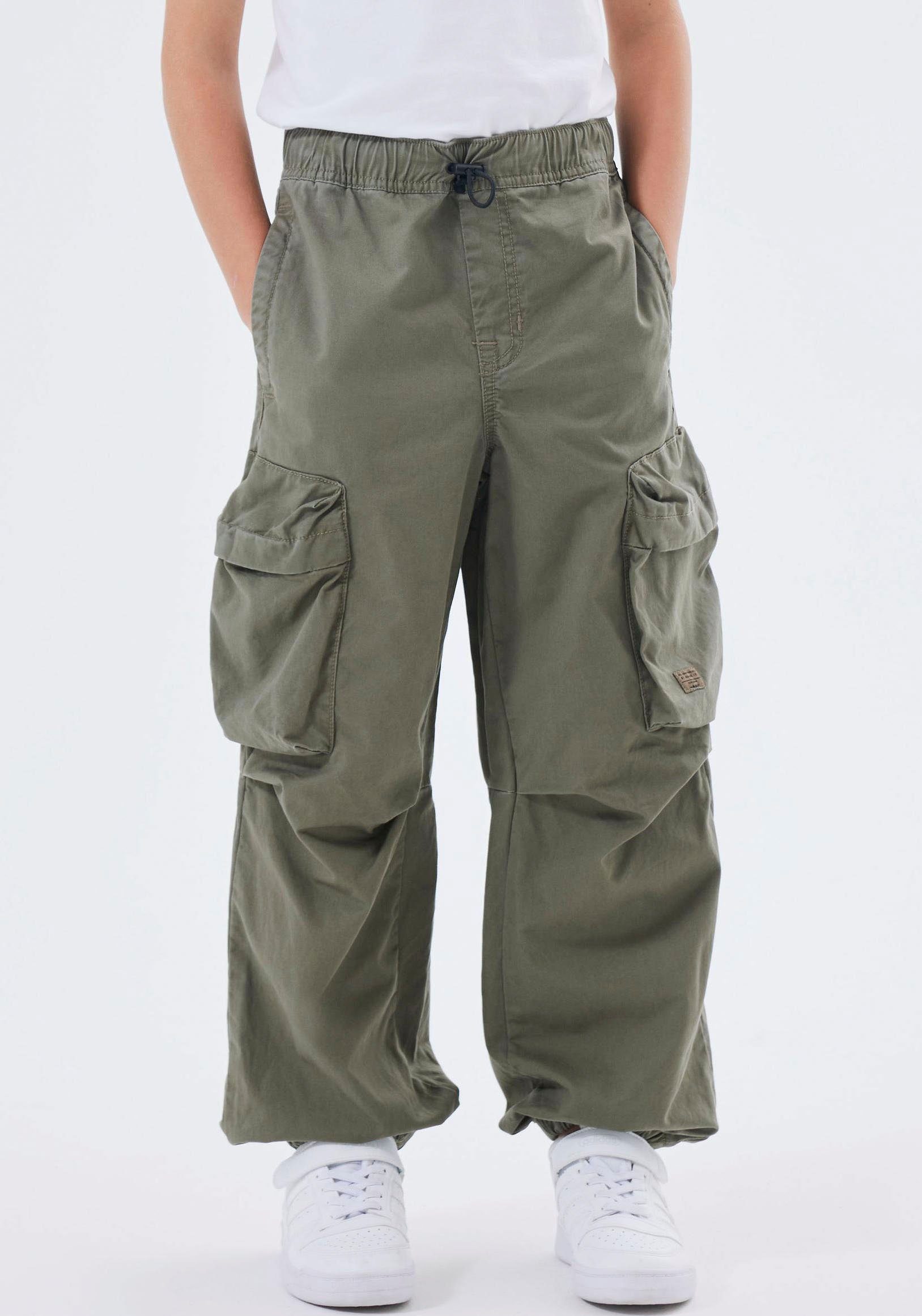 NOOS TWI Cargohose R Dusty NKMBEN PANT PARACHUTE 1900-TF Olive Name It