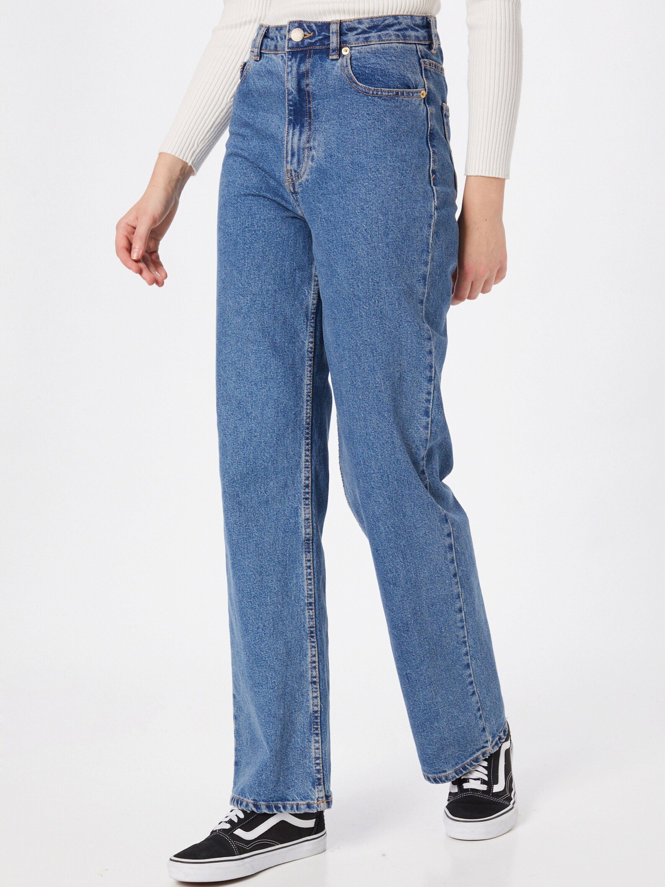 ONLY Weite Jeans Camille Detail Plain/ohne Details, Weiteres (1-tlg)