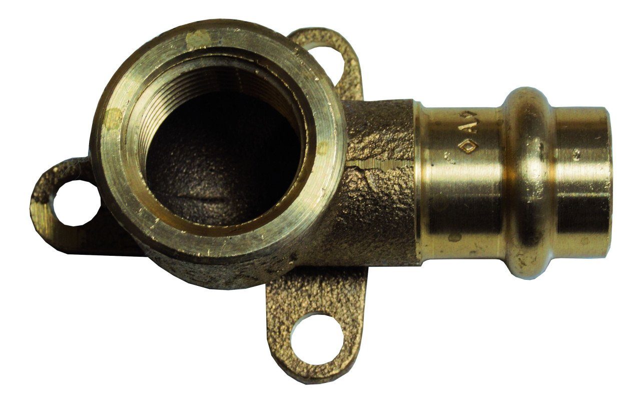 CORNAT Pressfitting Cornat Press-Wandscheibe Rotguss, ø 15 mm, 1/2 IG