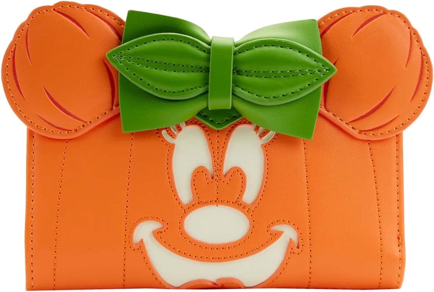 Loungefly Geldbörse Loungefly Minnie Mouse Glow in the Dark Pumpkin Flap Wallet (1-tlg)
