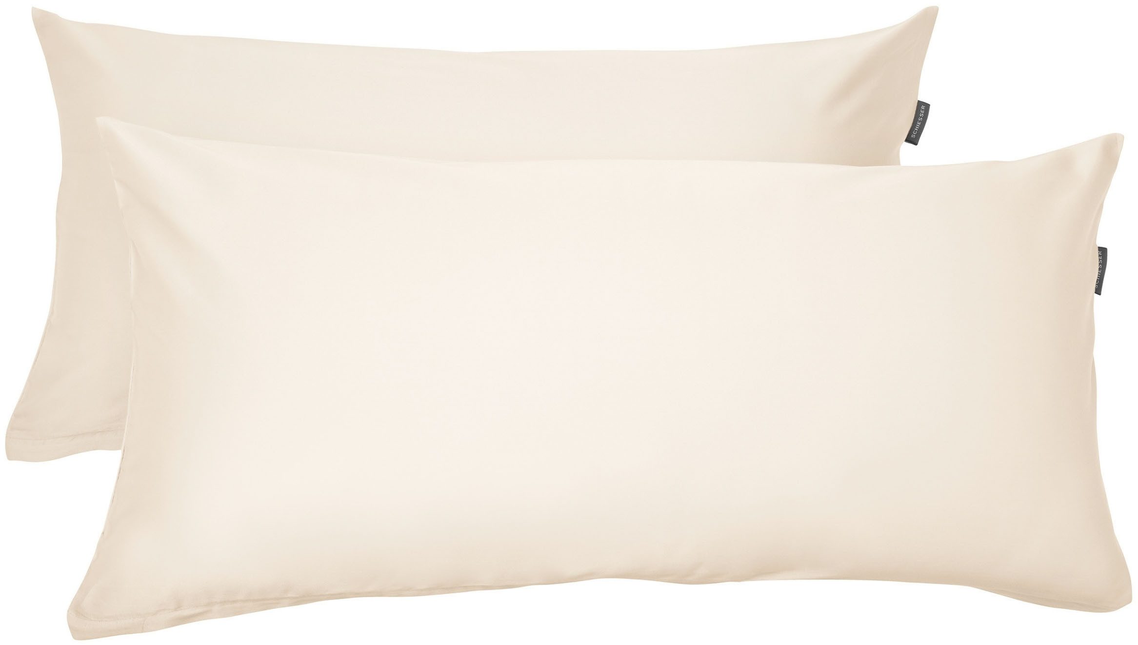 Schiesser Kissenhülle Ella Premium Kissenhüllenset aus feinstem Baumwollsat günstig online kaufen