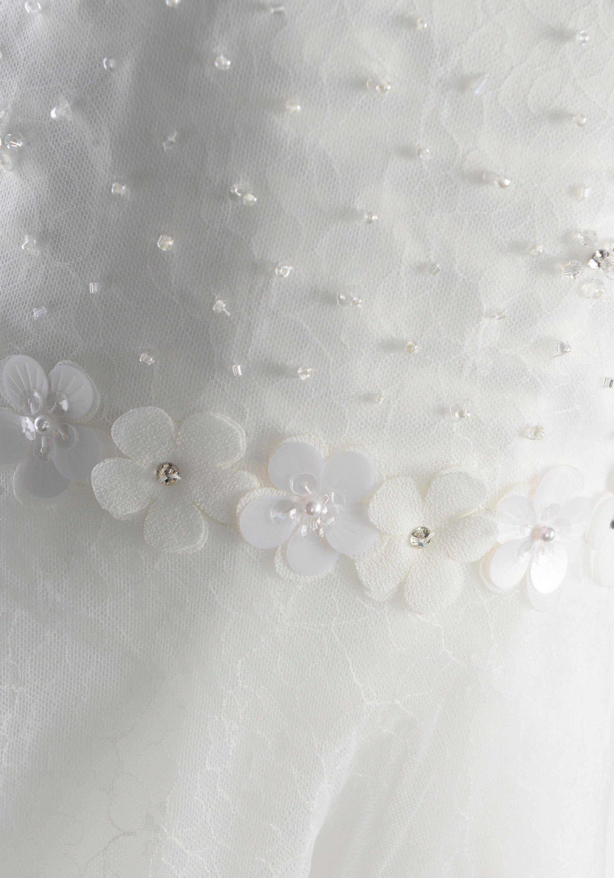 happy girls Tüllkleid tulle dress with flowers