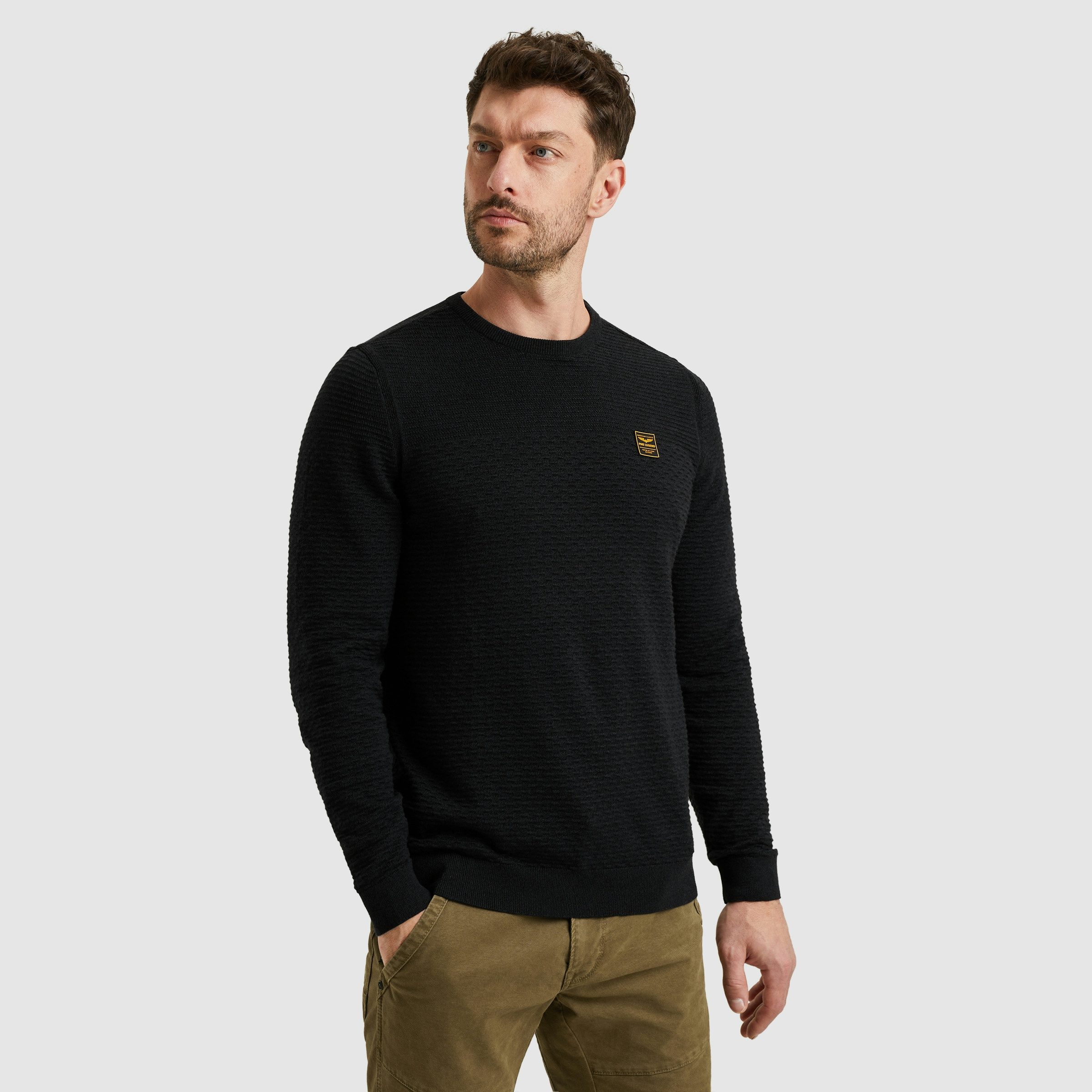 PME LEGEND Strickpullover mit Strick-Muster günstig online kaufen