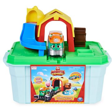 Spin Master Spielzeug-Auto Mighty Express Farmbahnhof Spielset mit Farm-Frieda