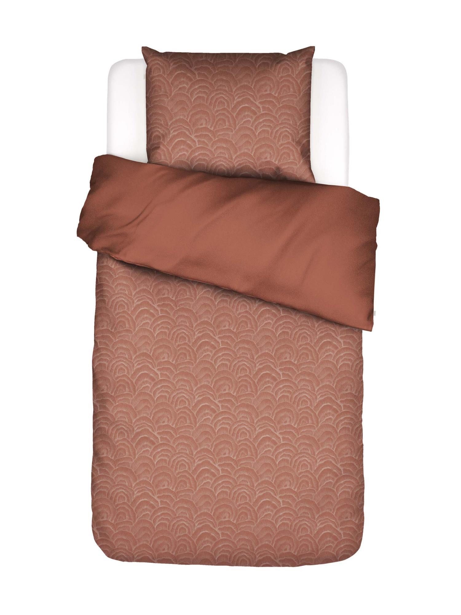 Essenza Bettwäsche Raye, Satin, 2 teilig, mit blattmuster
