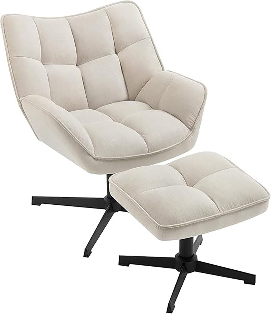 Woltu Relaxsessel (1-St), 360° drehbar, gepolstert, günstig online kaufen