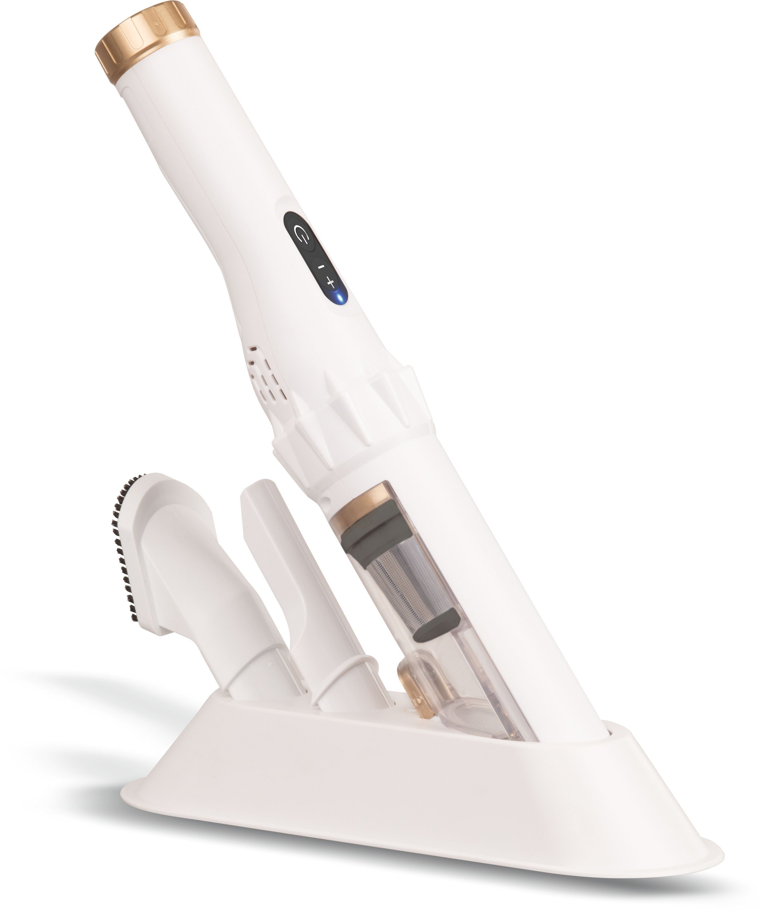 MediaShop Akku-Handstaubsauger Livington Prime Everyday white M24430, 90 W, beutellos