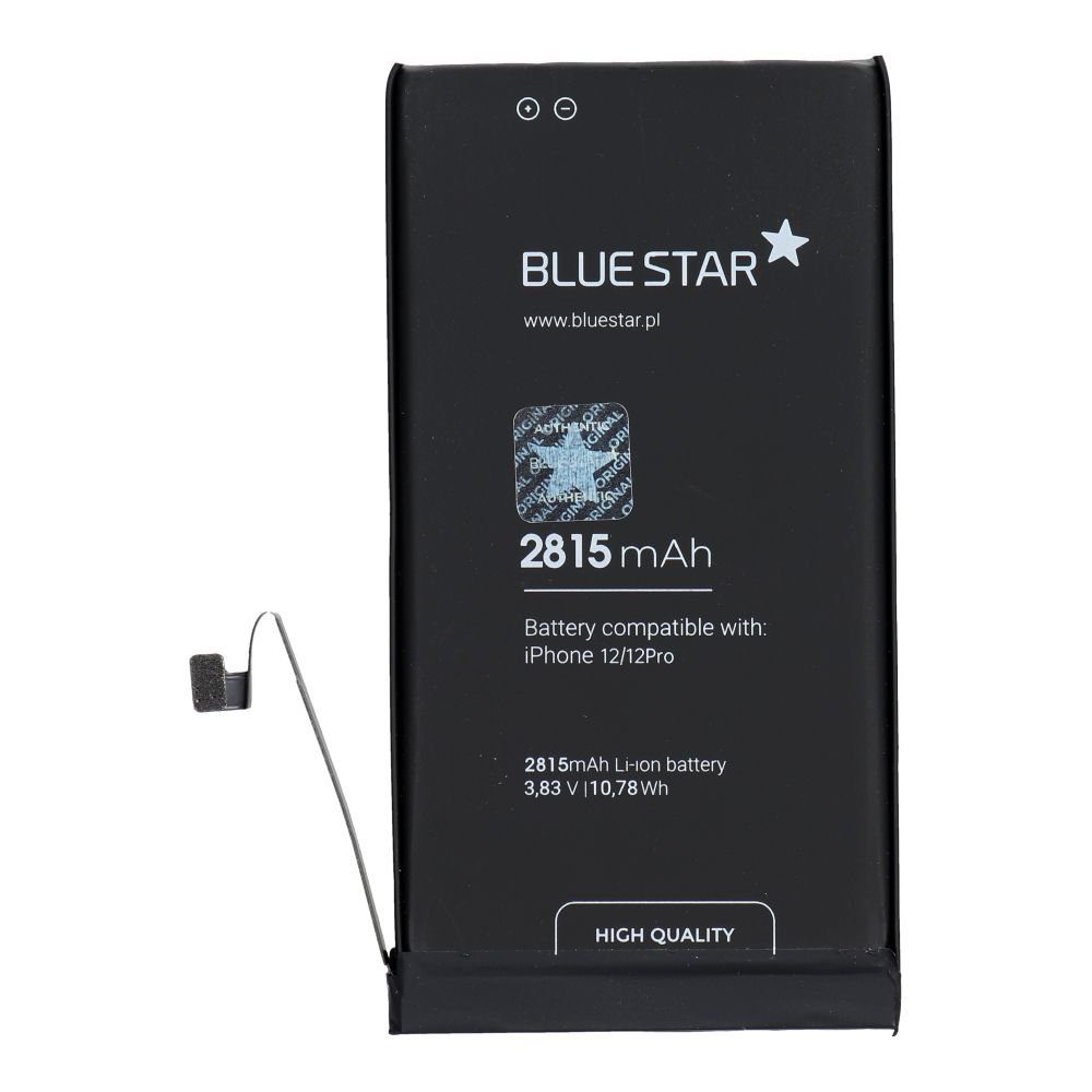BlueStar Akku kompatibel mit iPhone 12/12 Pro 2815 mAh Blue Star HQ Smartphone-Akku