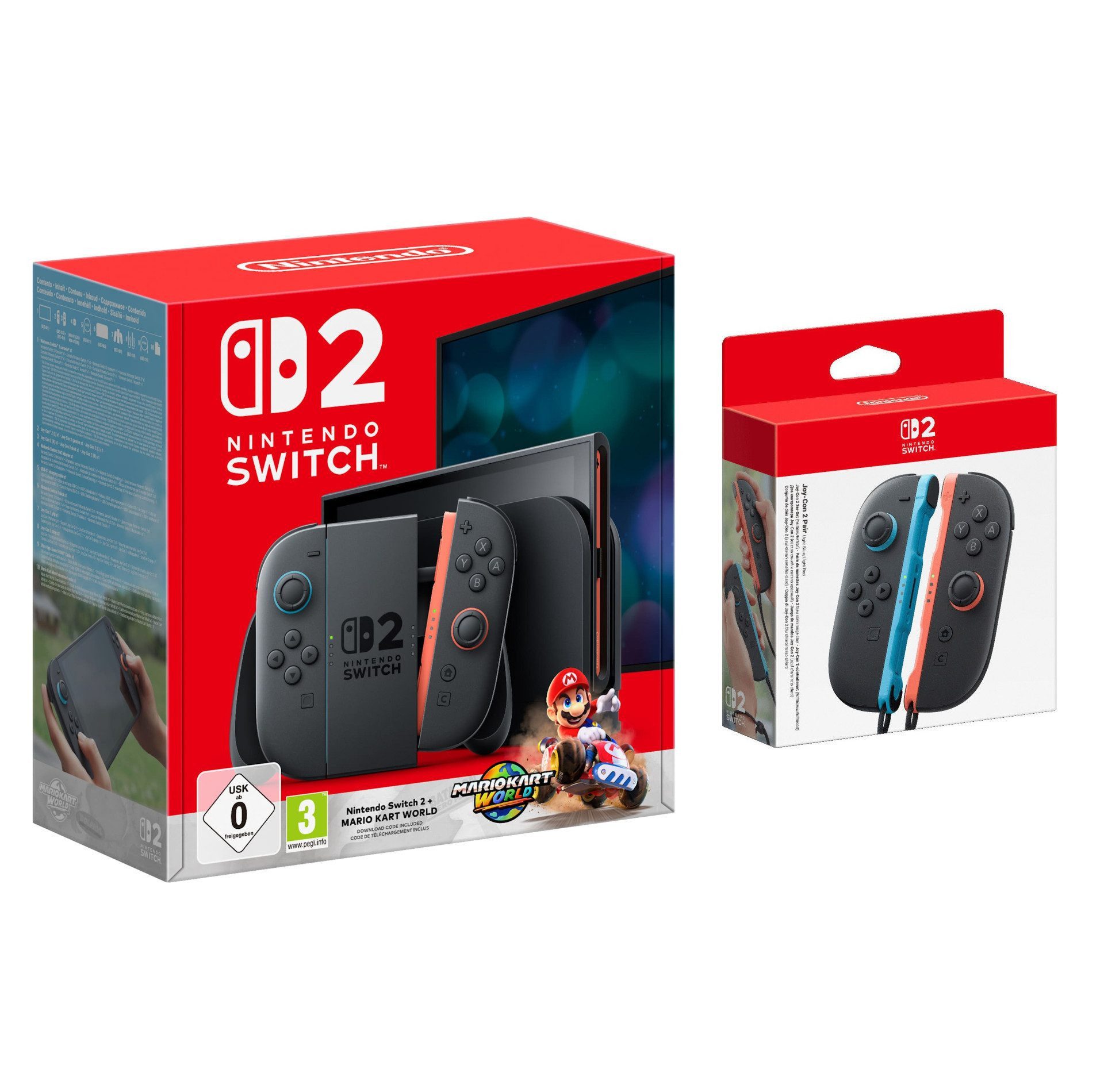 Nintendo Switch 2 Nintendo Switch 2 Mario Kart World + Joy Con 2 Bundle, inkl. Joy Con 2 Controller