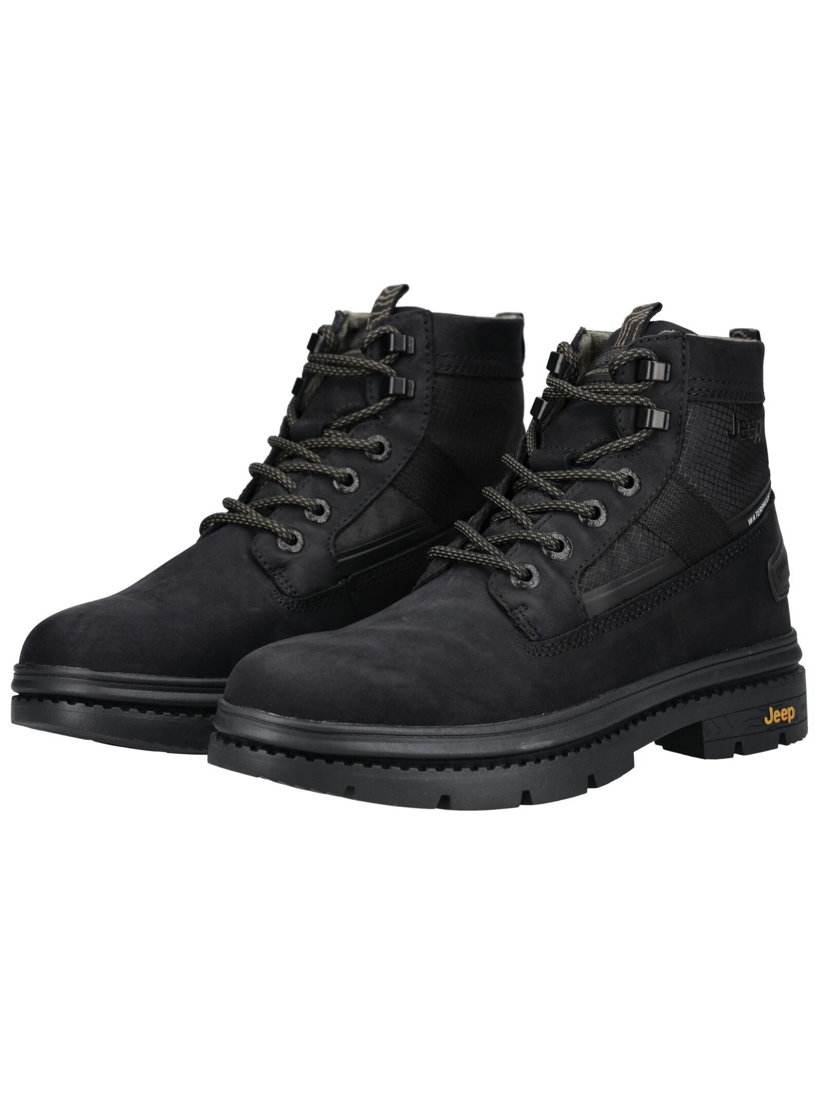 Jeep Jeep Stiefelette Leder/Textil Schnürstiefelette