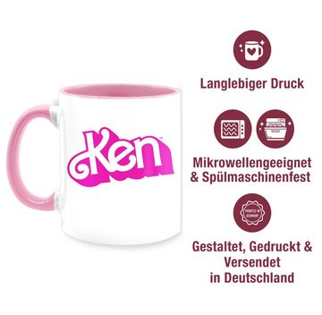 Shirtracer Tasse Ken Logo, Keramik, Barbie Tasse