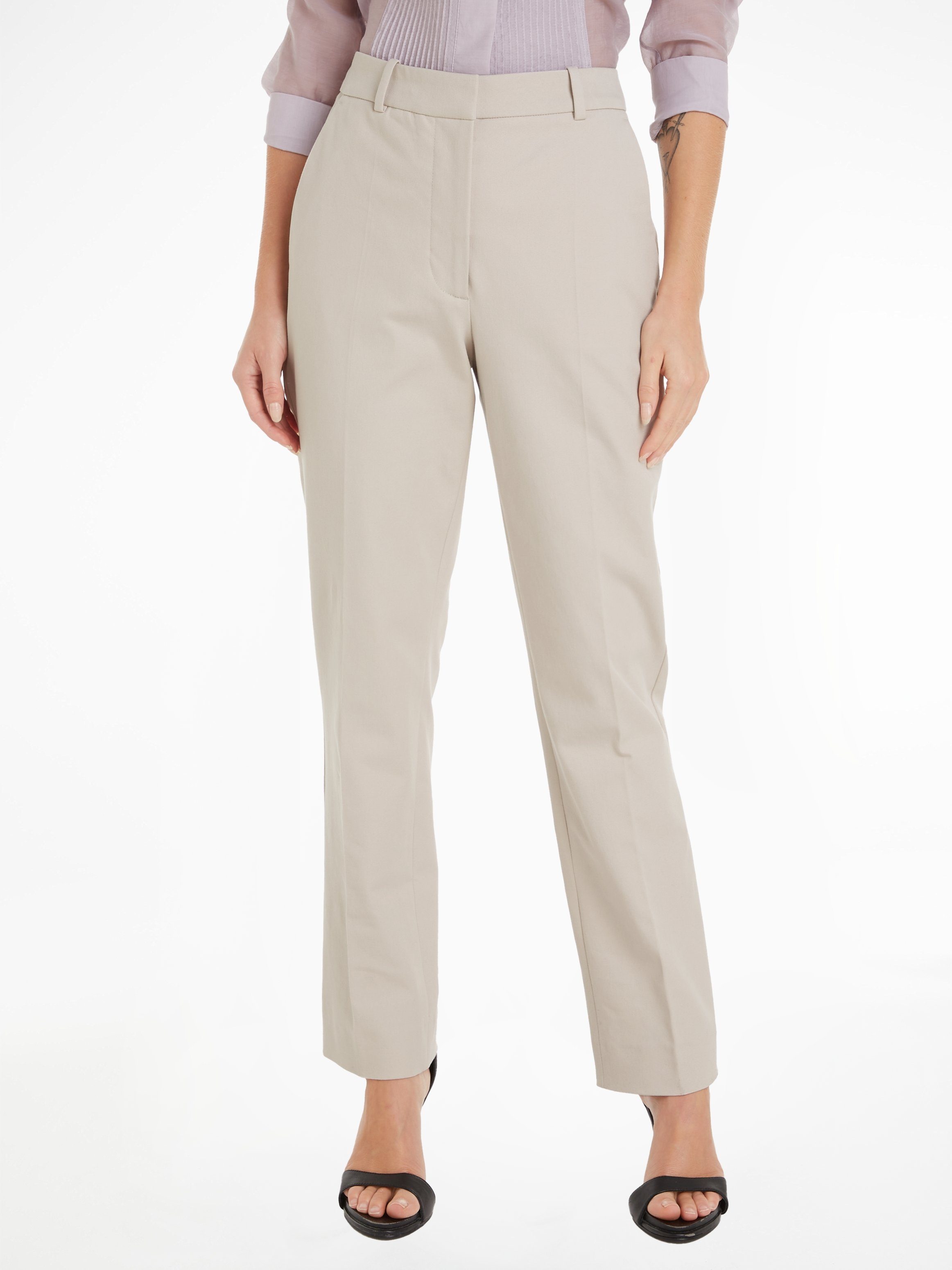 Calvin Klein Stretch-Hose STRETCH GABARDINE SLIM ANKLE