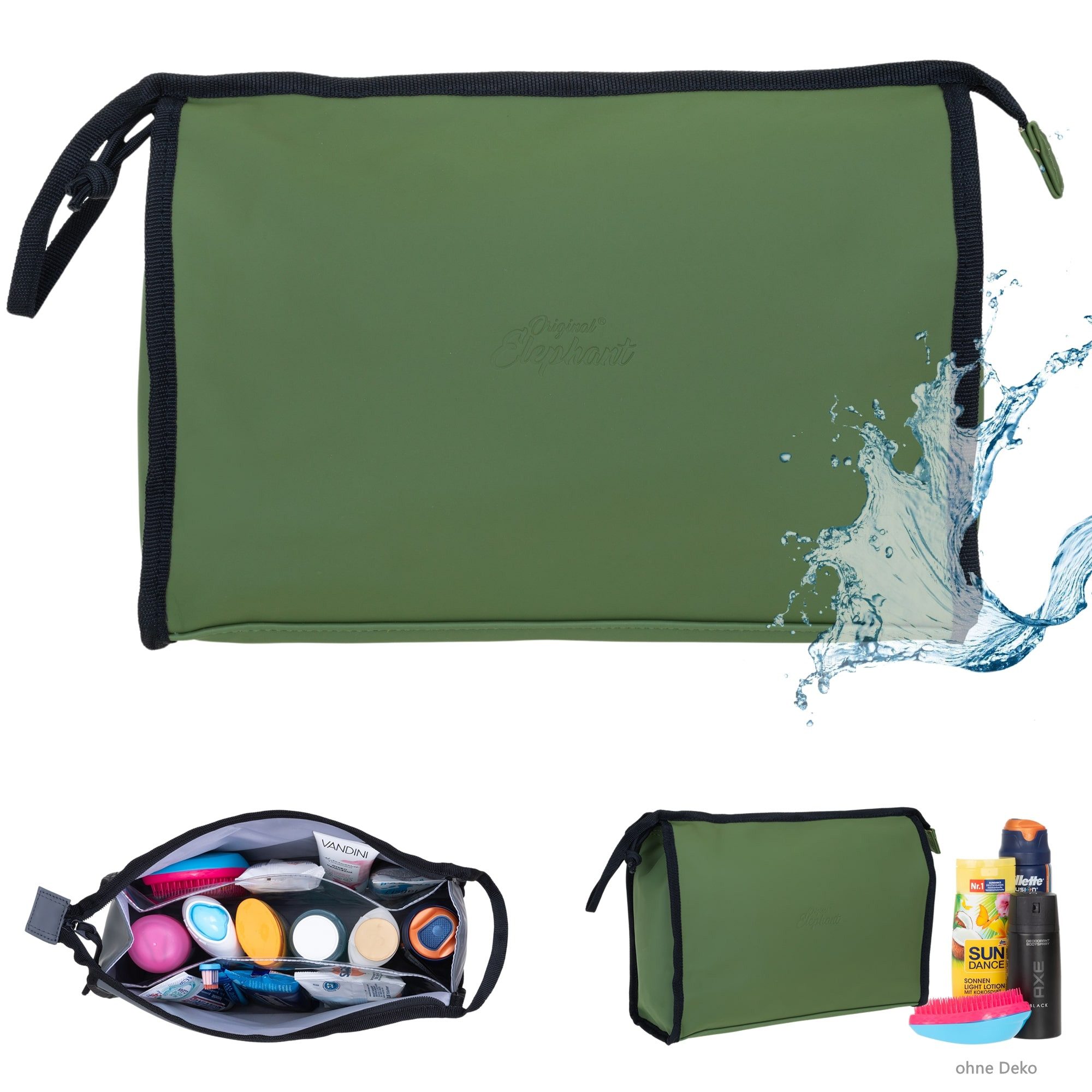 ELEPHANT Kulturbeutel groß Kulturtasche Washbag Classic Hydro Plane, wasser günstig online kaufen