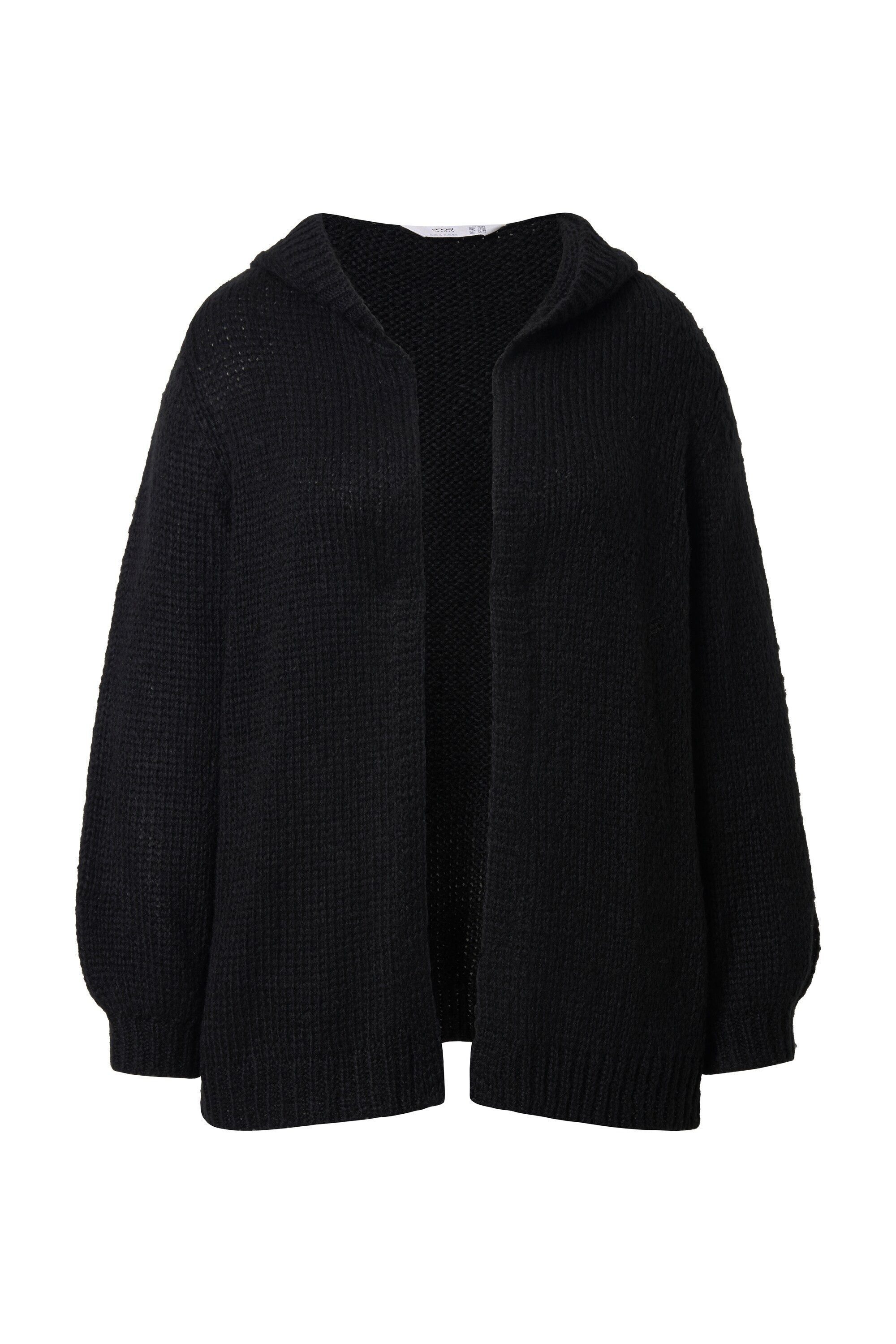 Angel of Style Strickjacke Kapuzen-Strickjacke Straight Fit Ballon-Langarm günstig online kaufen