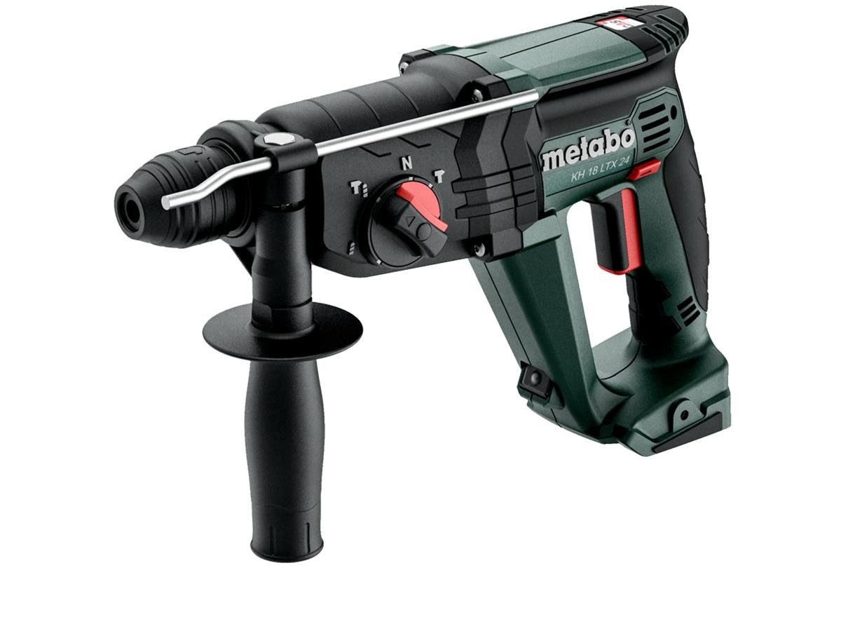 metabo Kombihammer Akku KH 18 LTX 24, max. 1400 U/min, (4-tlg), ohne Akku und Ladegerät, in metaBOX, SDS-plus-Aufnahme
