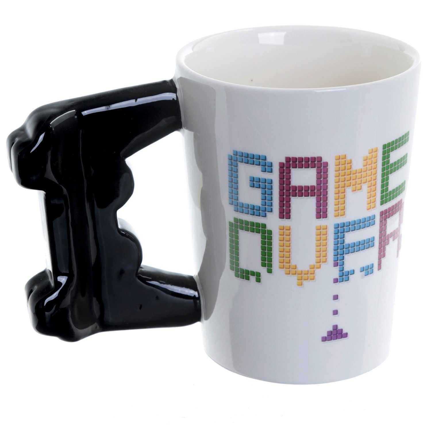 Puckator Tasse Controller Tasse Game Over mit 3D Controller am Henkel