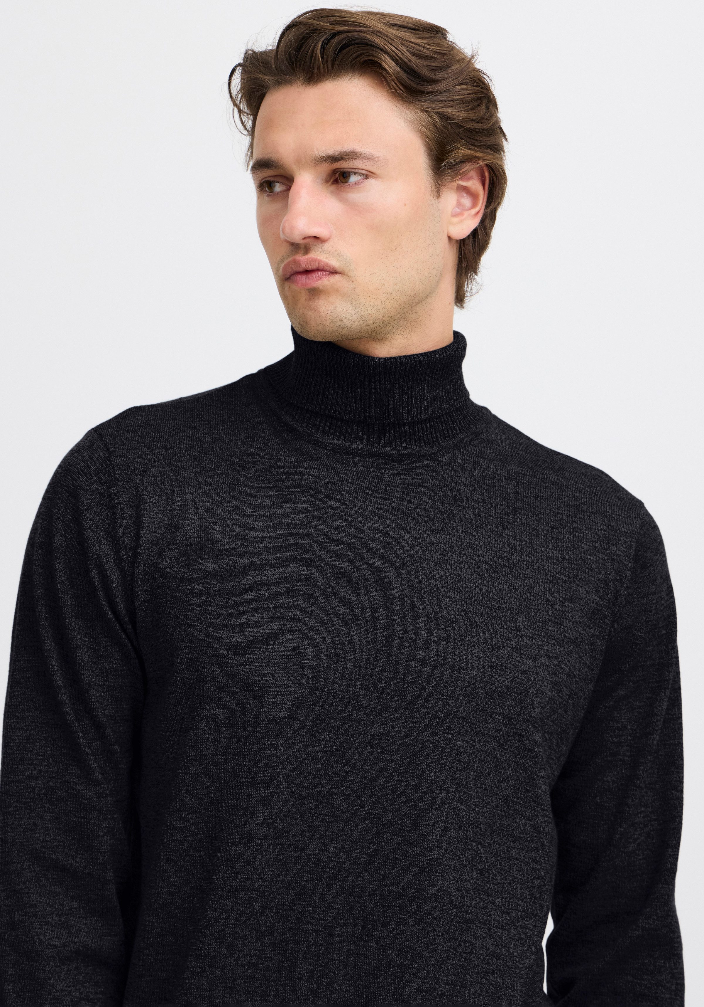 Blend Rollkragenpullover BHBRUTON roll neck knit Regular Fit, aus Polyester, mit Rollkragen, normaler Schnitt