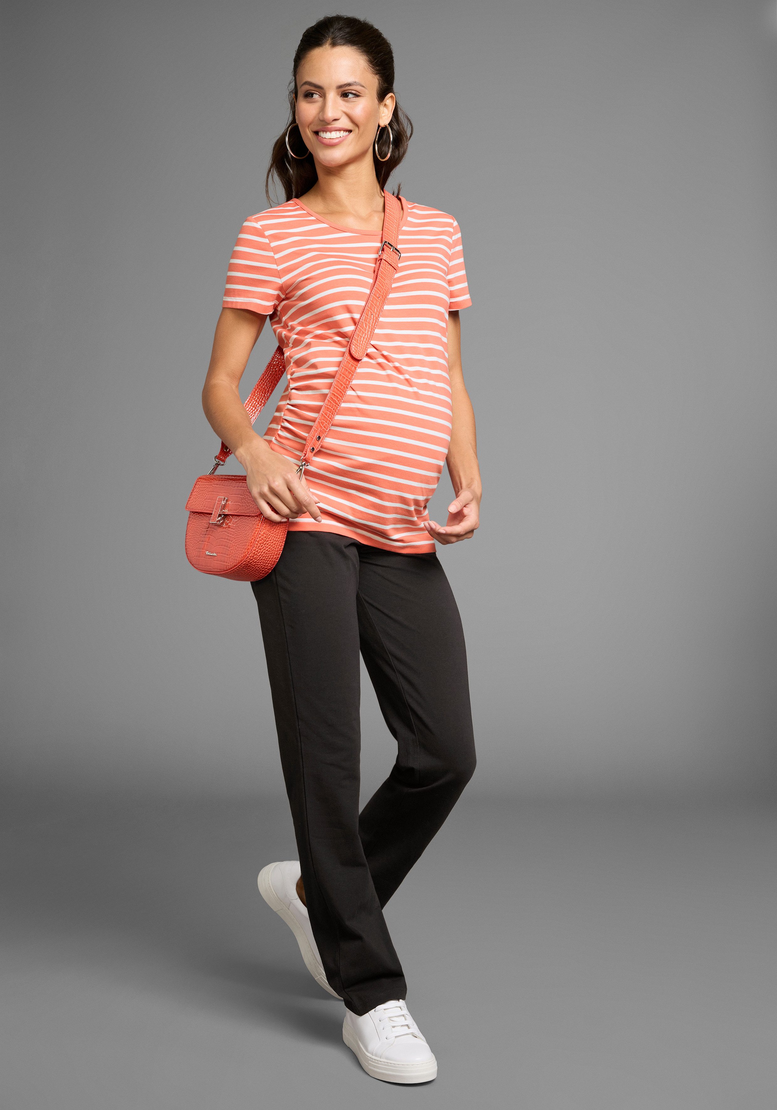 Nine Months Maternity Shirt 2-Piece Set: T-Shirt + Leggings (Set, 2-piece, 2) Complete Outfit for Pregnancy and Breastfeeding