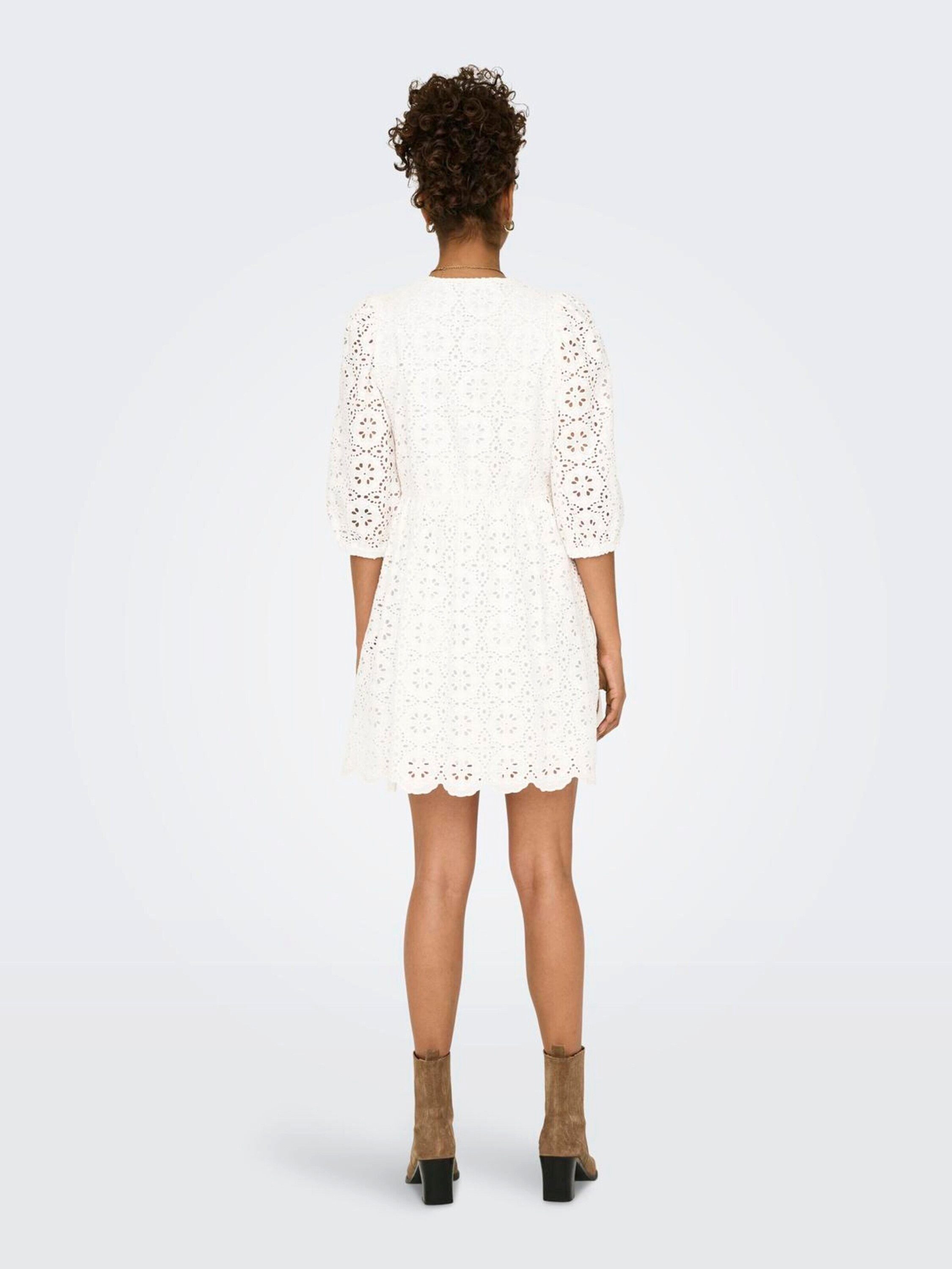 ONLY Minikleid SIGRID (1-tlg) Lochmuster