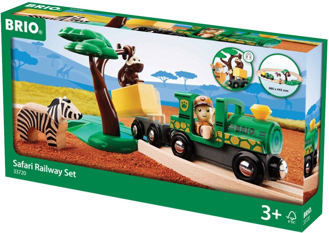 BRIO® Spielzeug-Eisenbahn BRIO® WORLD, Safari Bahn Set, (Set), FSC® - schüt günstig online kaufen