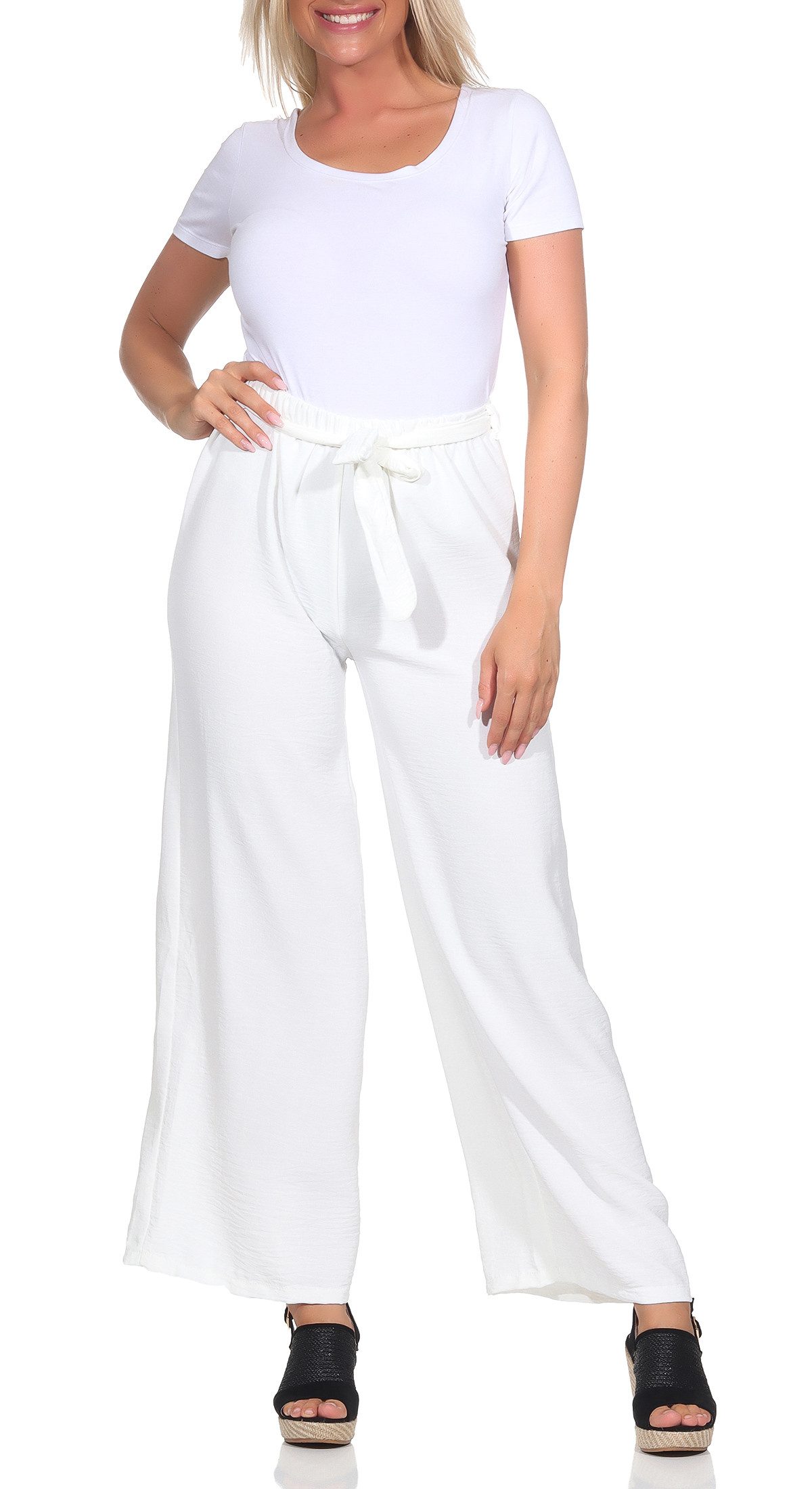 simaranda Palazzohose Damen Hose 182 Creme günstig online kaufen