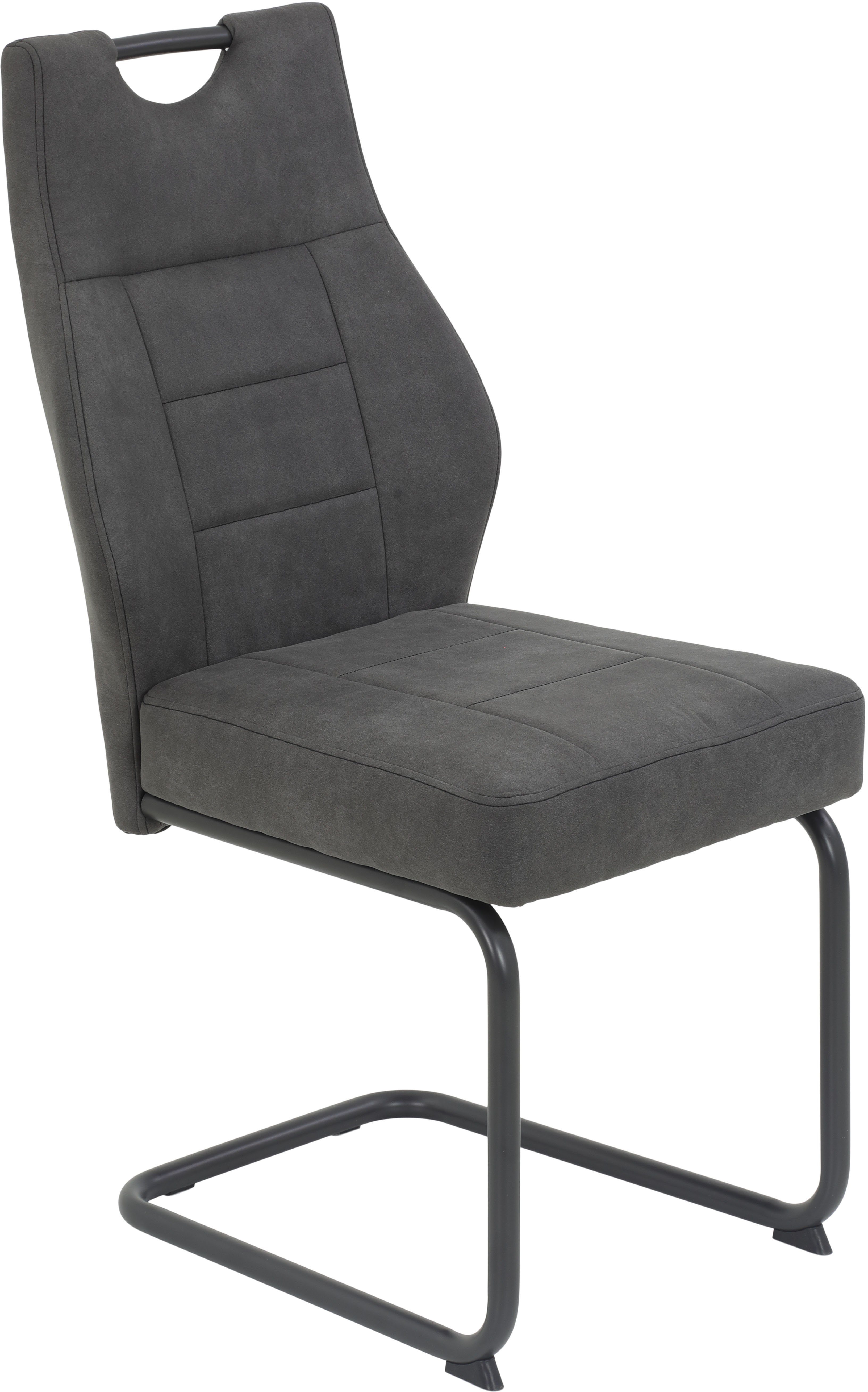 HELA Esszimmerstuhl Linda S Schwingstuhl (Set, 4 St), mit Taschenfederkern Sitz, mit 140KG belastbar, Freischwinger – Bild 3 von 5