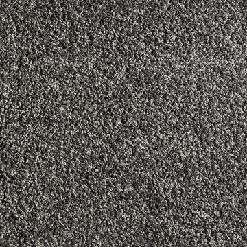 Teppich Wohnzimmer Teppich flauschig warm • in anthrazit, Carpetia, rechteckig, Höhe: 30 mm, Waschbar, Rückseite: Gel-Rücken rutschfest, Geeignet für Fußbodenheizung, Hautsympathisch