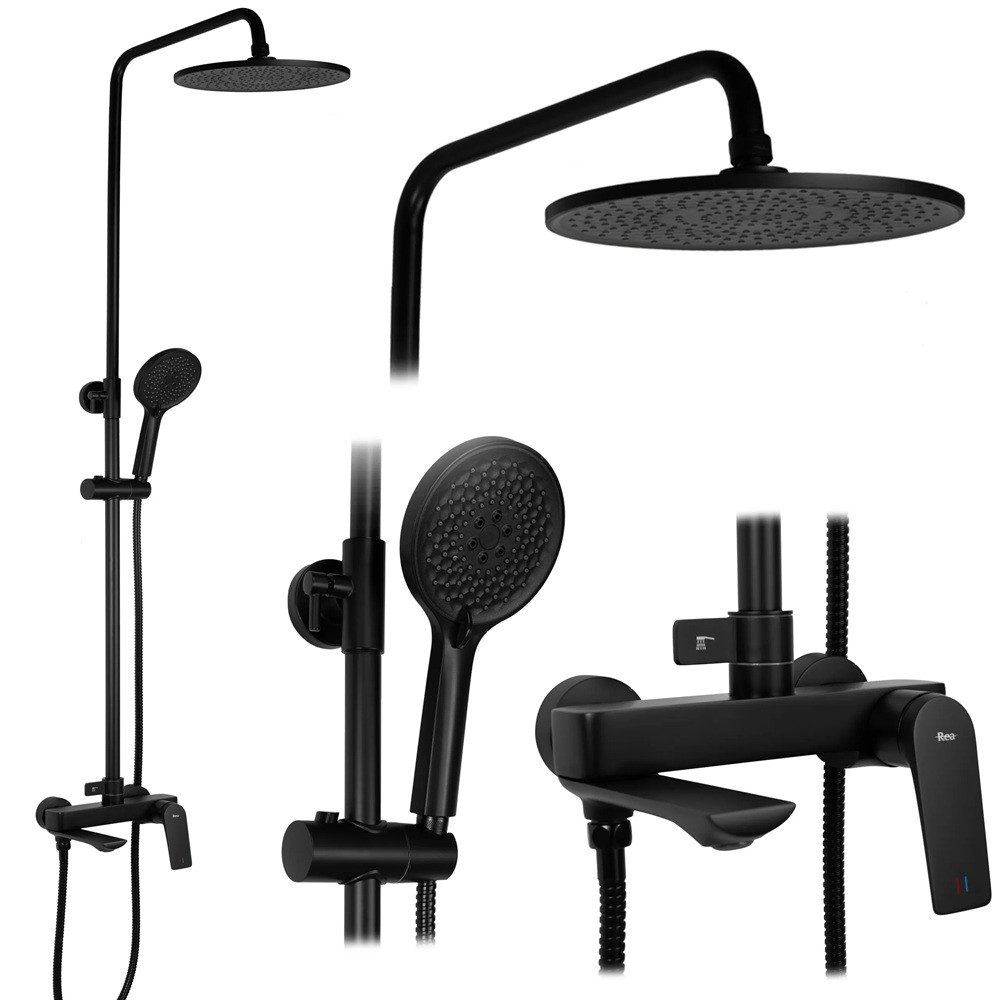 wohnwerk.idee Duschsystem Duscharmatur Dusche Regendusche Avalon Gold Matt günstig online kaufen