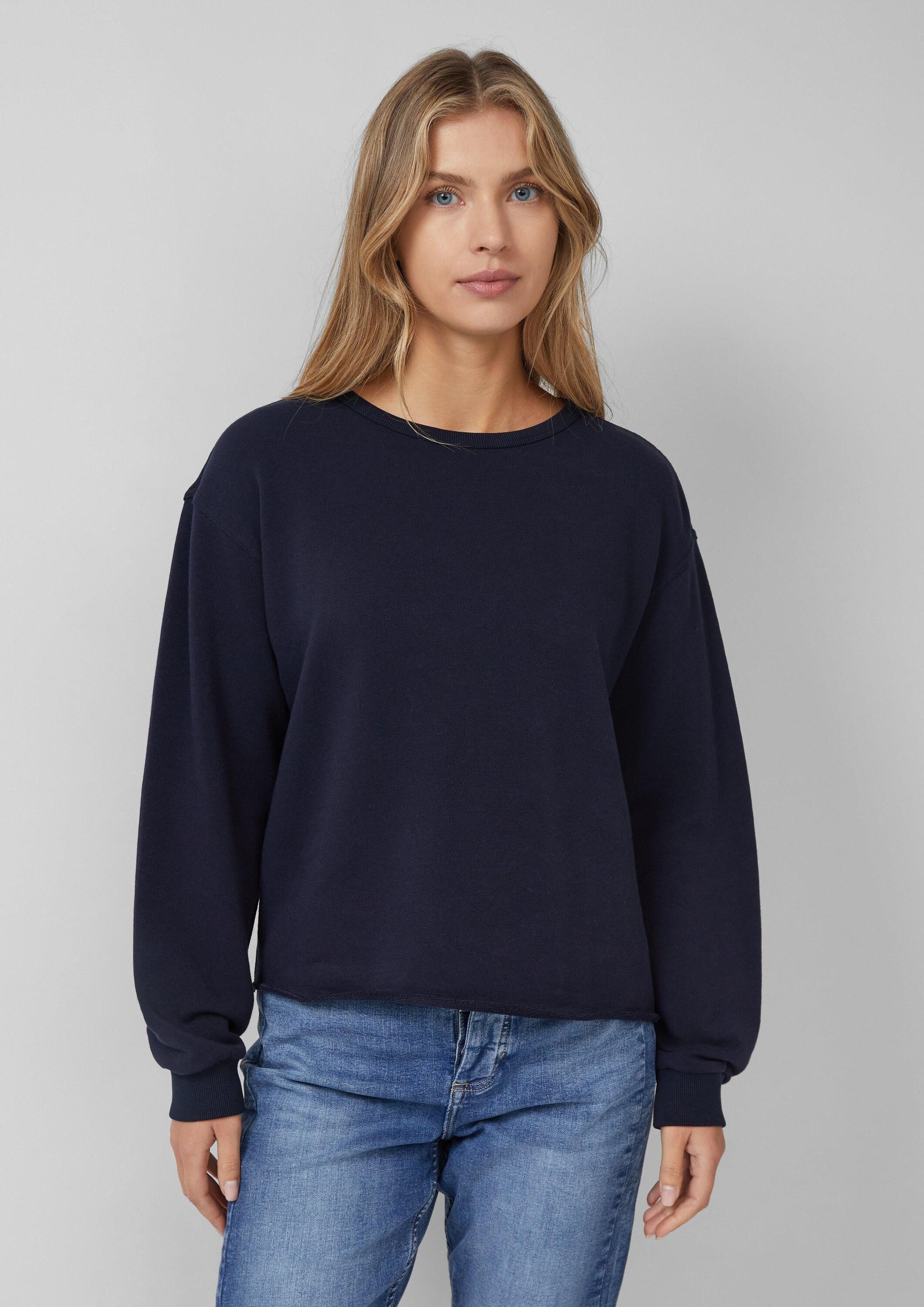 s.Oliver Sweatshirt Sweatshirt Sweatshirt im Relaxed Fit mit Rollsaum günstig online kaufen