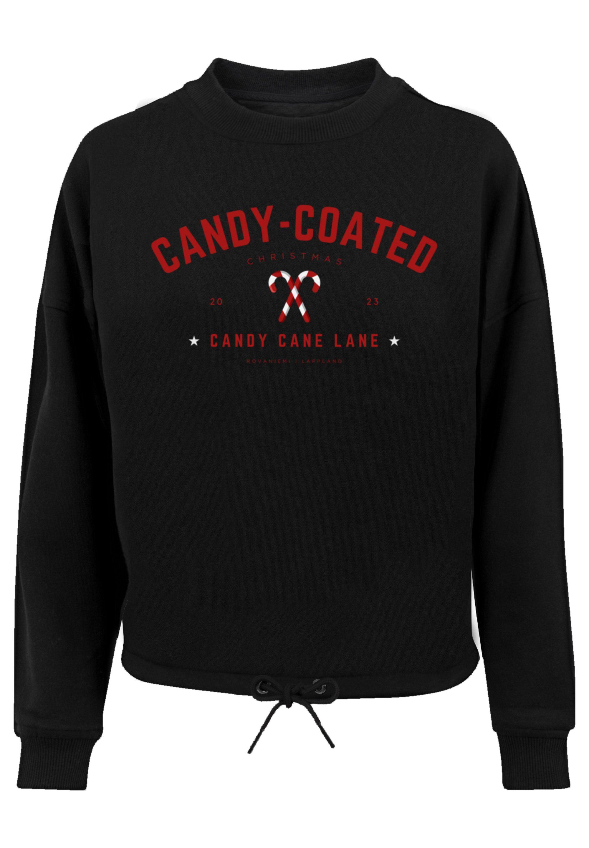 schwarz Candy Geschenk, Weihnachten, Christmas F4NT4STIC Weihnachten Sweatshirt Logo Coated
