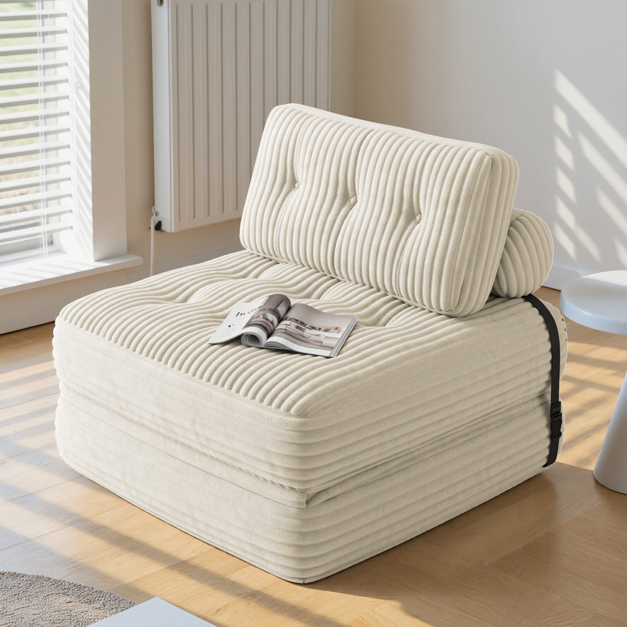 Bealife 1,5-Sitzer Klappbares Sofa, Relaxsessel Indoor-Lazy