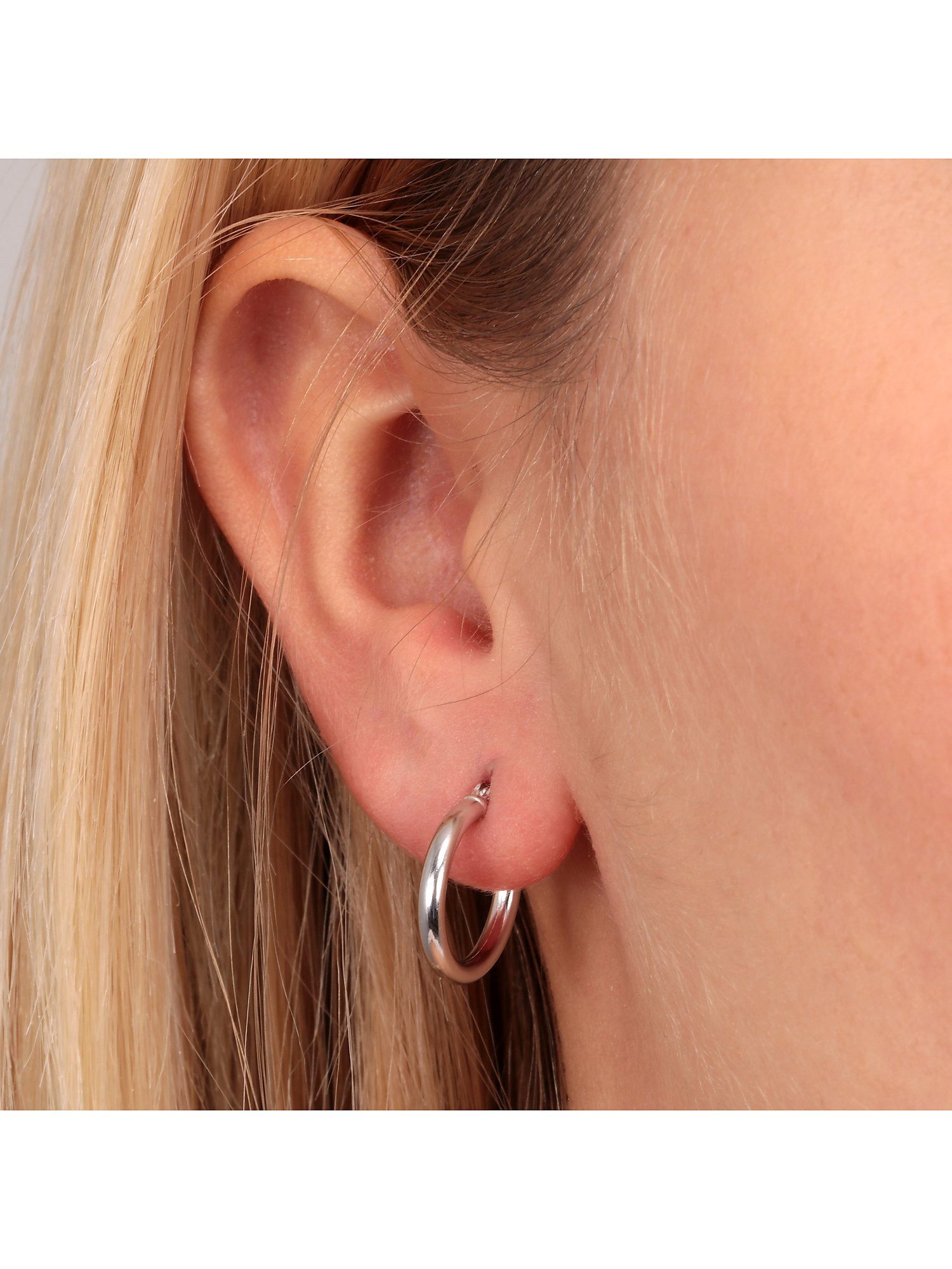 FAVS Paar Creolen FAVS Damen-Creolen 925er Silber (Paar)