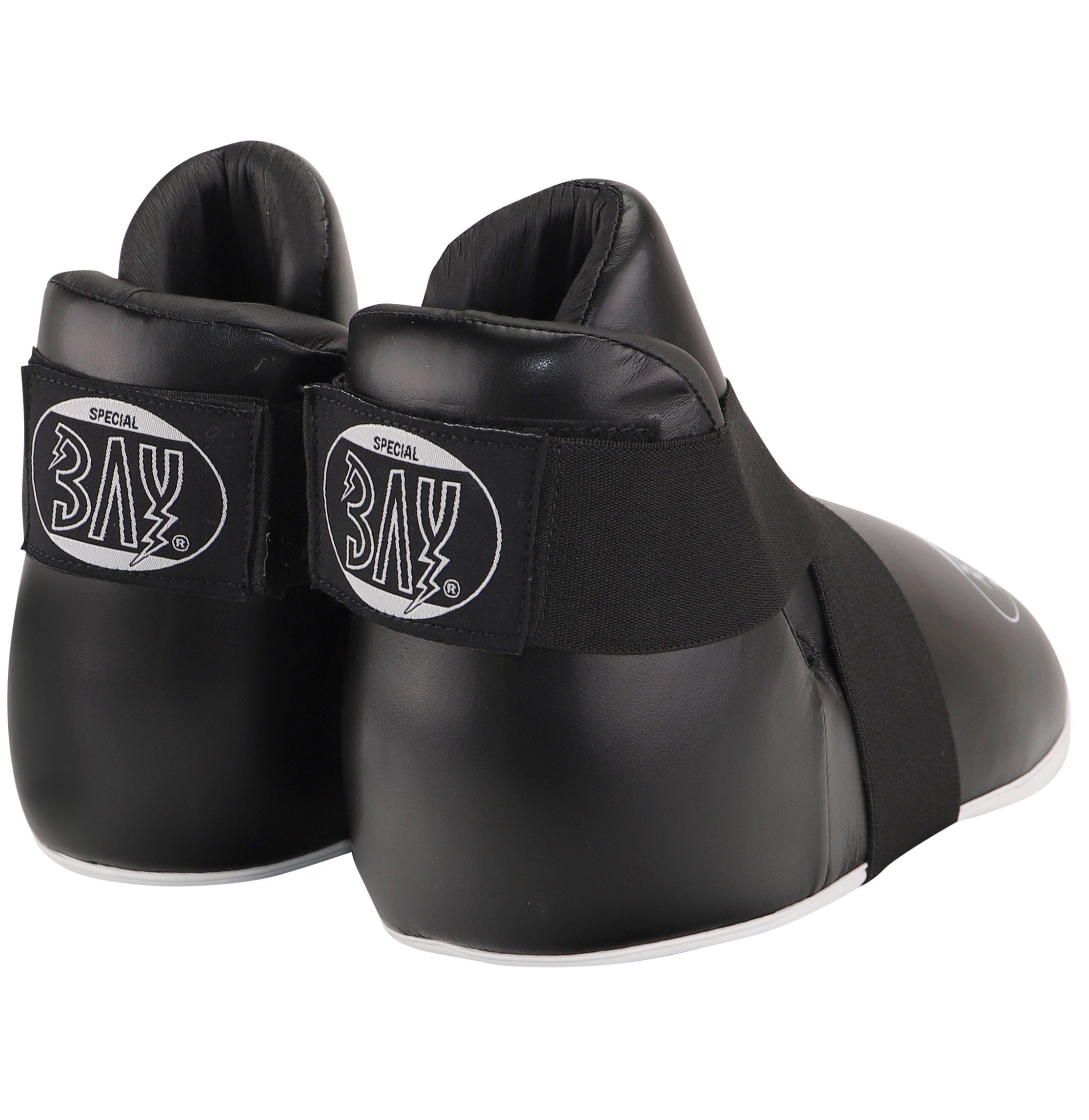 BAY-Sports Fußschützer Superkick Kickboxen Fußschutz Safety Kick-Boxen Kampfsport Sneaker (Paar) Klettverschluß, XXS - XXL, Ausrüstung Schutzausrüstung