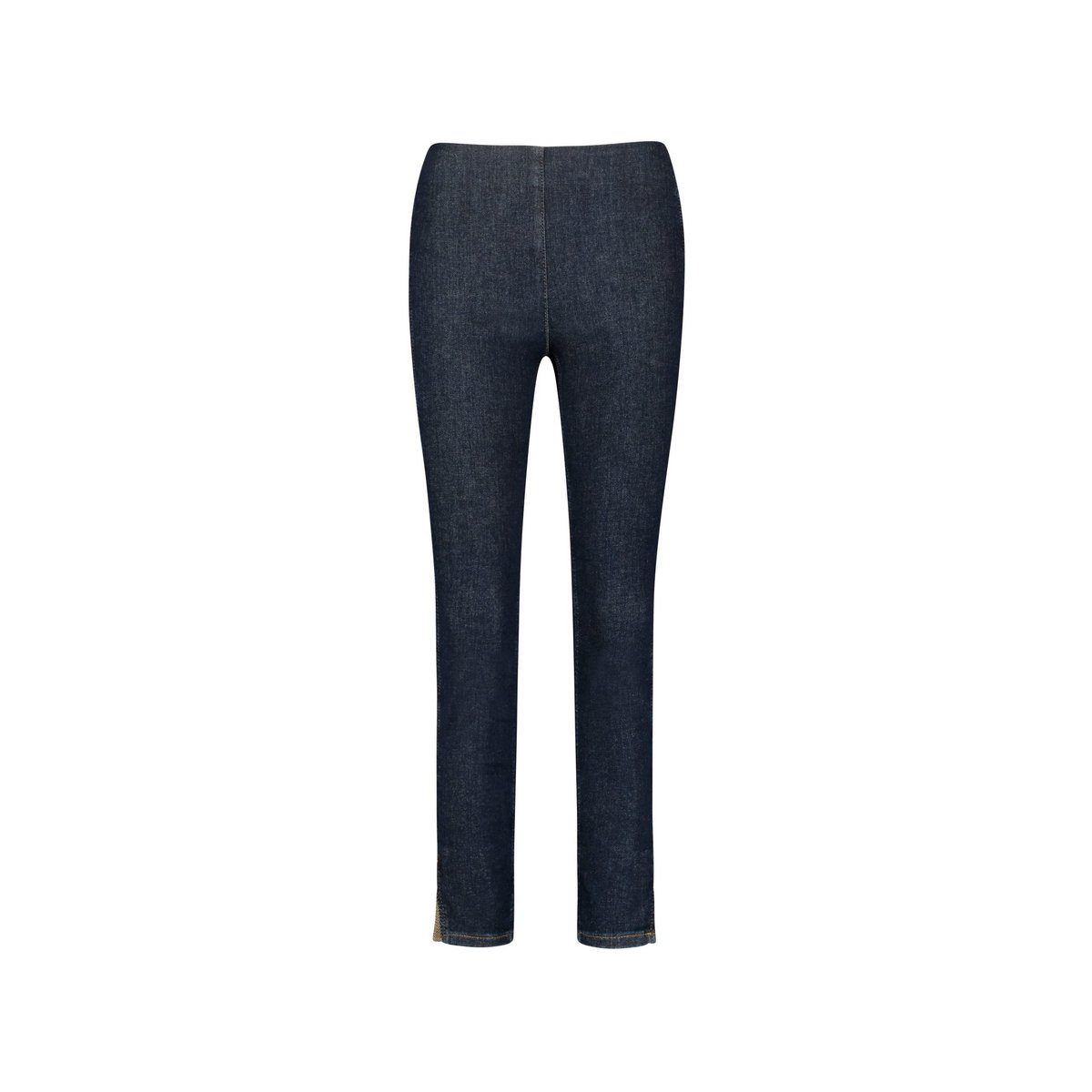 GERRY WEBER 5-Pocket-Jeans dunkel-blau (1-tlg) 83000 DARK DENIM