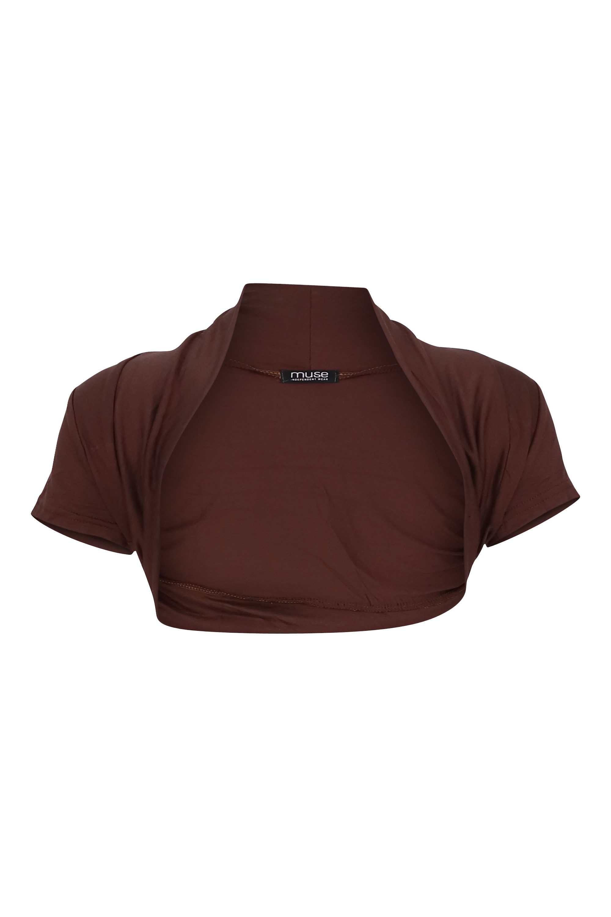 Easy Young Fashion Bolero Kurzarm Bolero 3009 Basic kurzarm Bolero günstig online kaufen