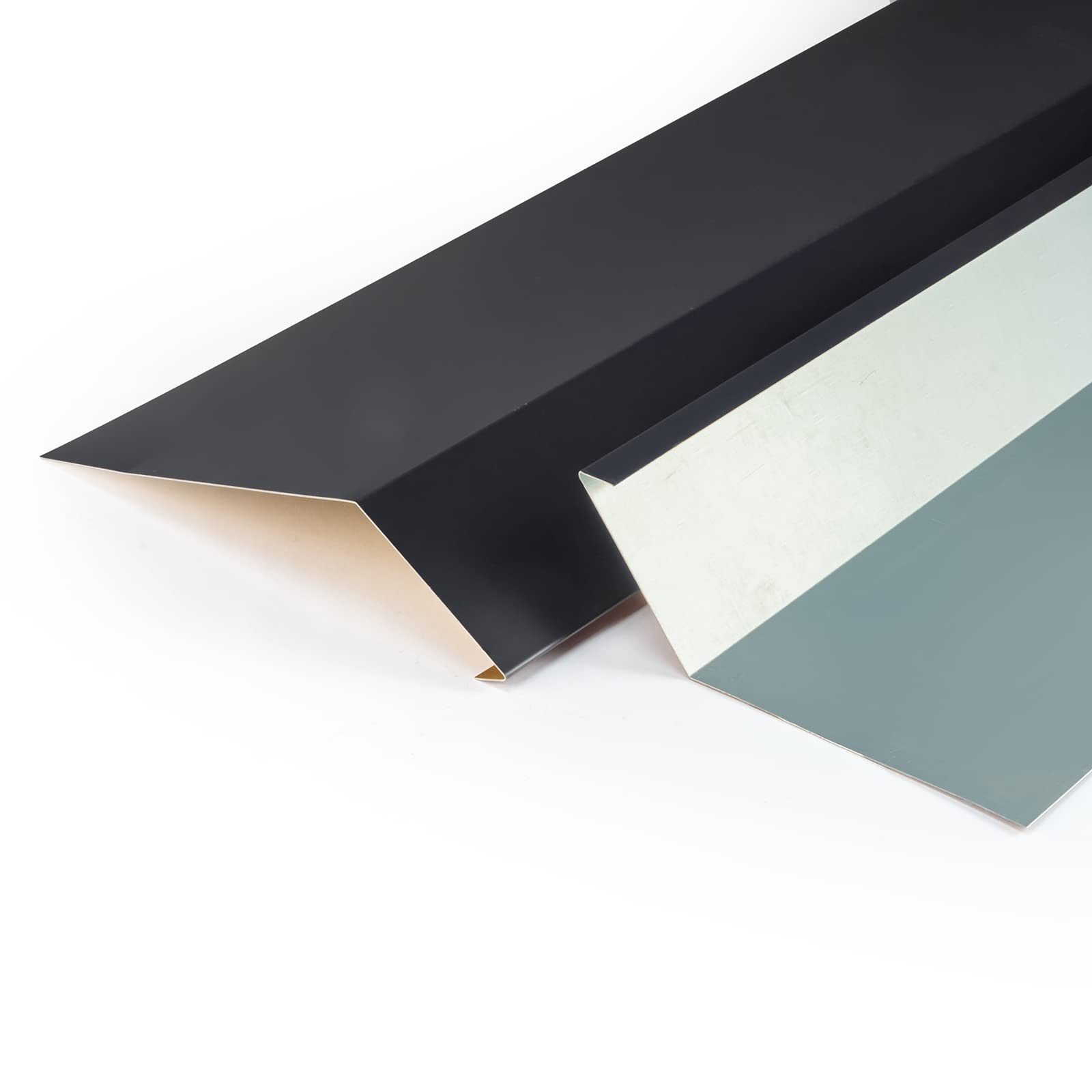 DQ-PP Traufblech DQ-PP Rinneneinhang STANDARD (120x70mm) 20m(20x1m)Aluminium Traufblech, Obere Rinnenleiste, Für Dachrinnen