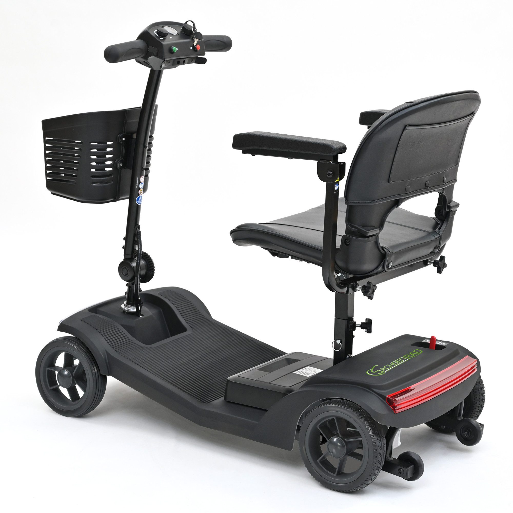 SachsenRAD Elektromobil BestAGE Seniorenmobil Royal mit Korb, 250 W, 6 km/h, mit Korb