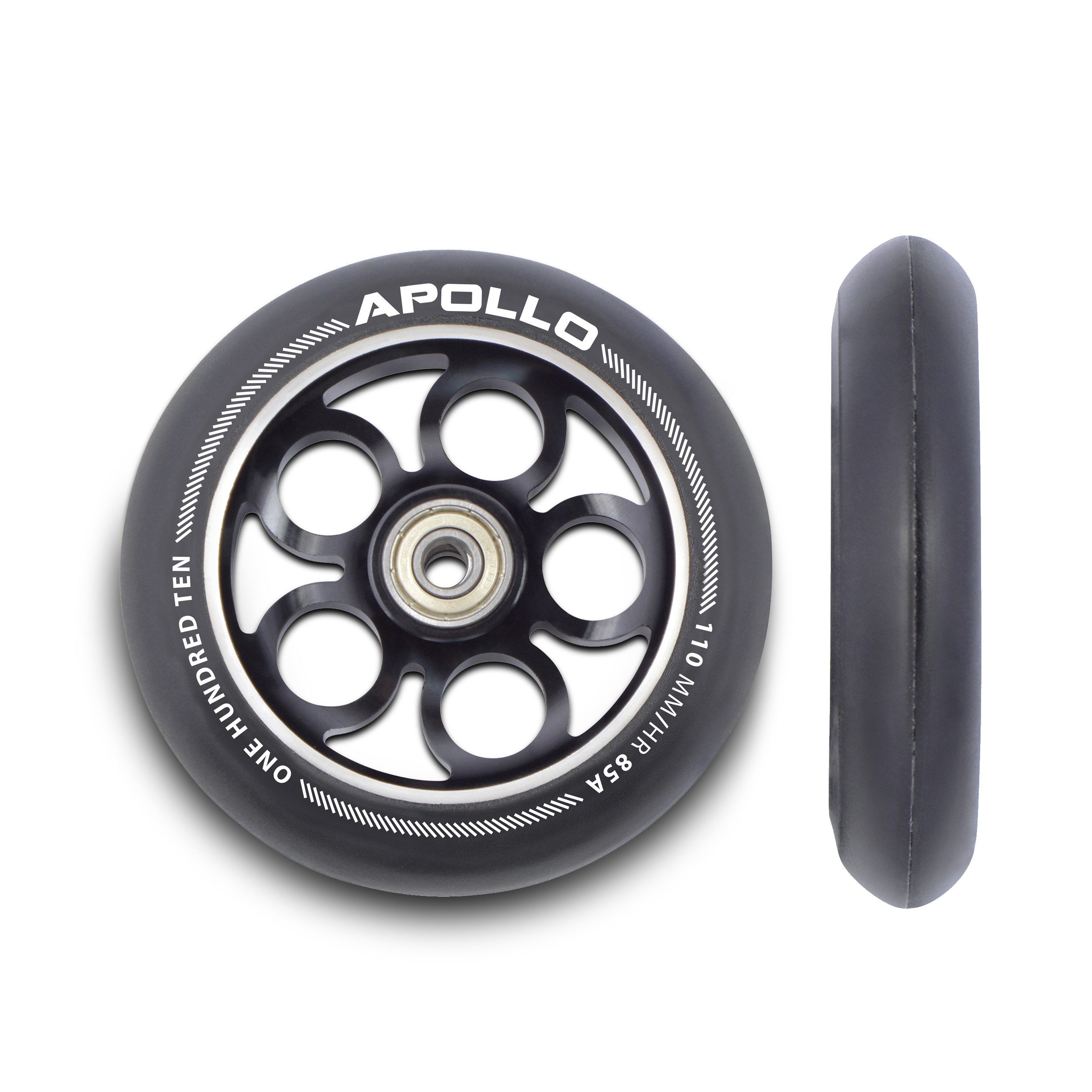 Apollo Stuntscooter Stunt Scooter Ersatzräderset Pro Wheels - ABEC9 Kugellager, ABEC-9-Kugellager, Set aus 2 Rädern