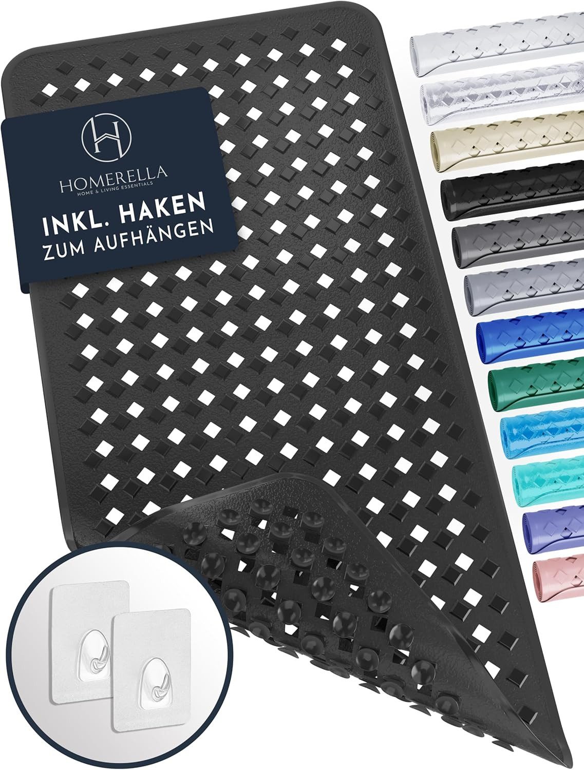 Homerella Badematte rutschfest Hautsensitiv 88x39cm, INKL. günstig online kaufen