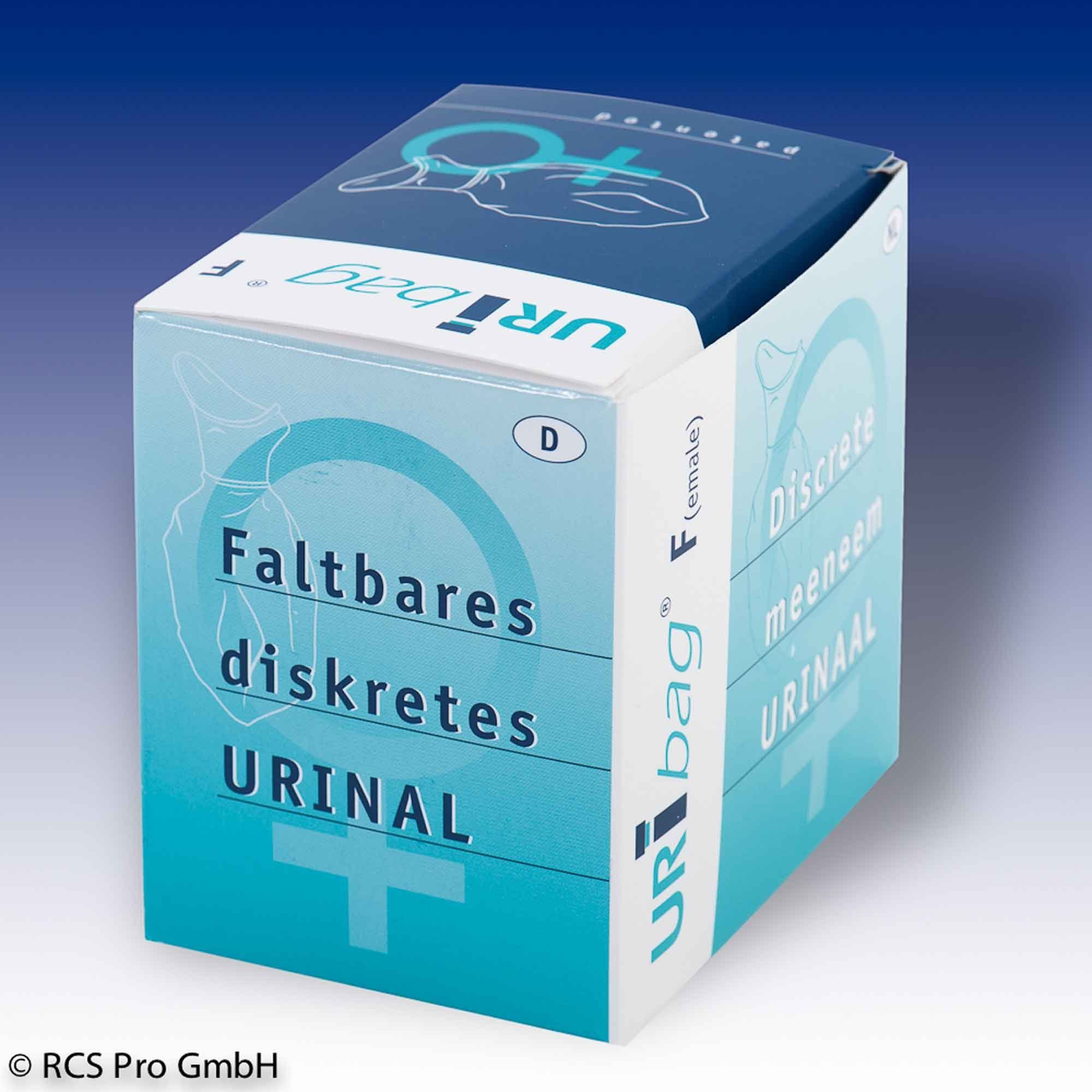 Urin-Flasche Uribag für FRAUEN