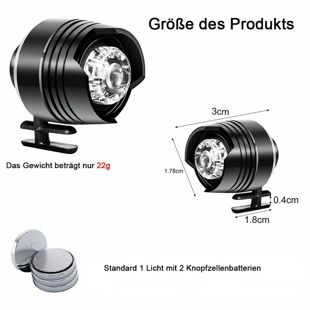 Gold 2 LED Headlights zggzerg Clogs Croc-Zubehör für Schuhe Croc Scheinwerfer Stück Scheinwerfer für