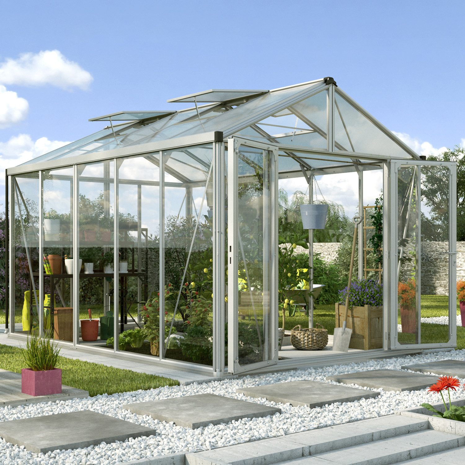 Vitavia Gewächshaus Zeus Comfort 10000,...