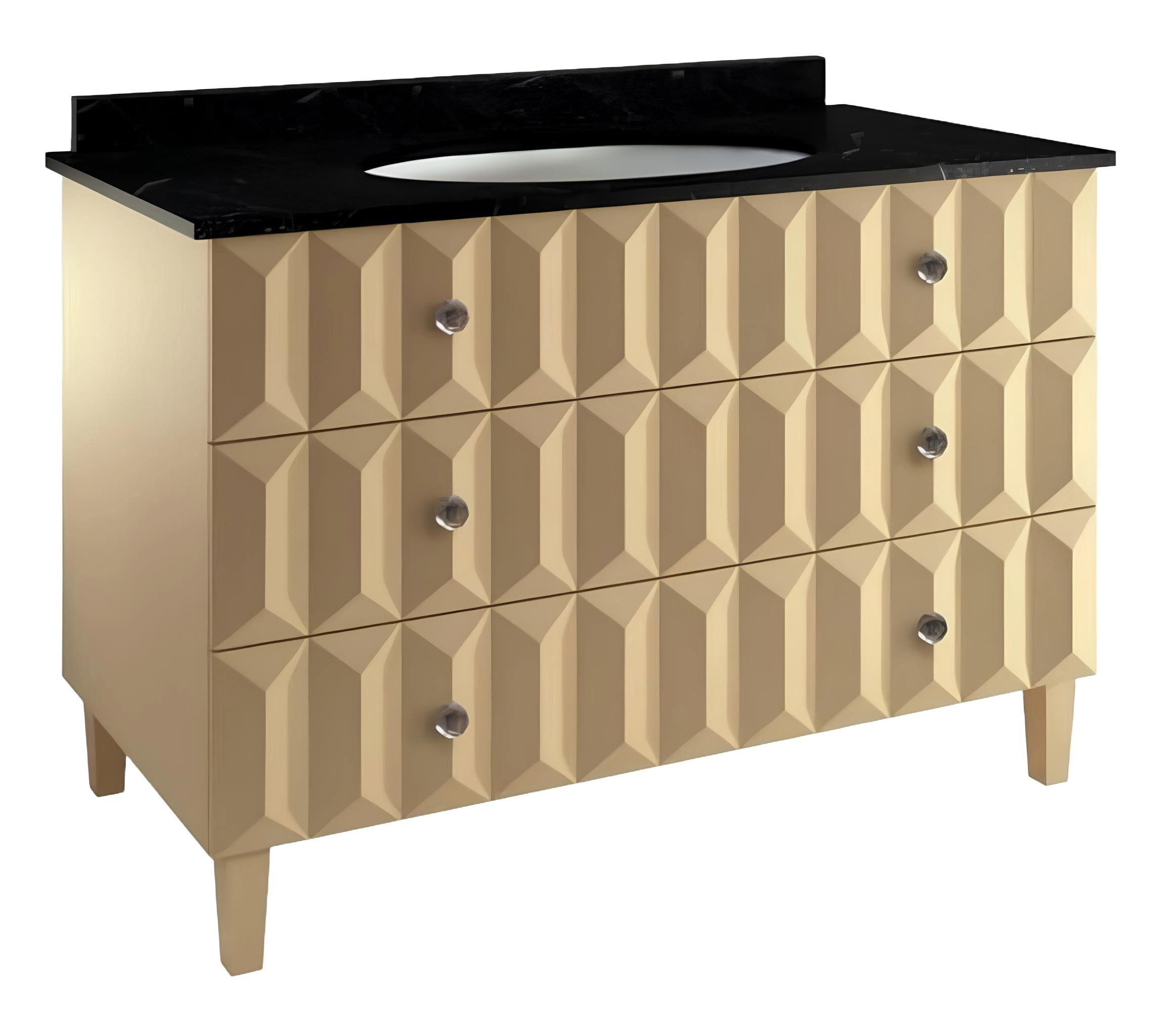 JVmoebel Waschtisch Waschbecken Klassischer Schrank Italienisches Badezimmer Unterschrank, Made in Europa