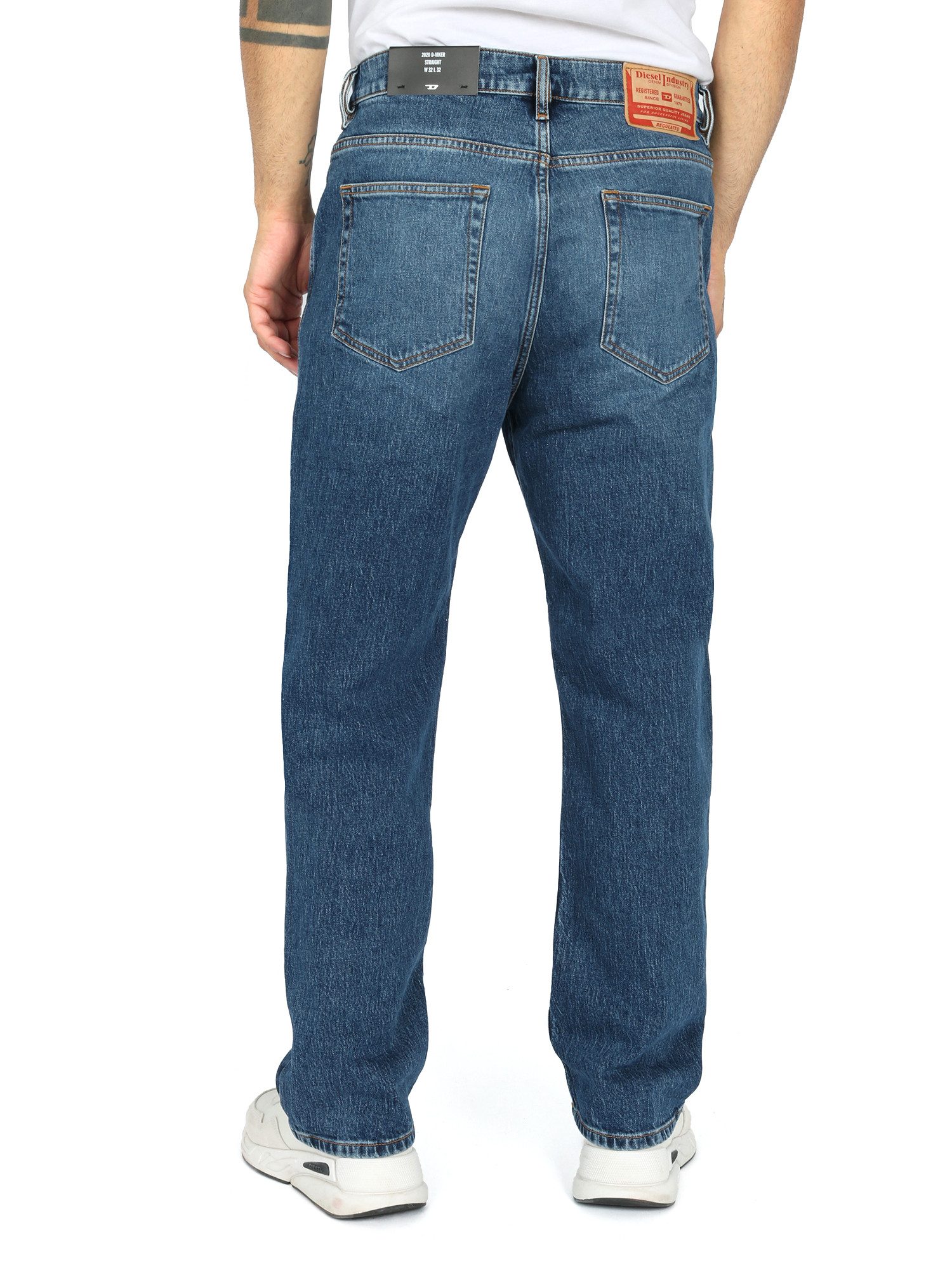 Diesel Straight-Jeans lockere, gerade Beinform - 2020 D-VIKER R07RX - Länge günstig online kaufen