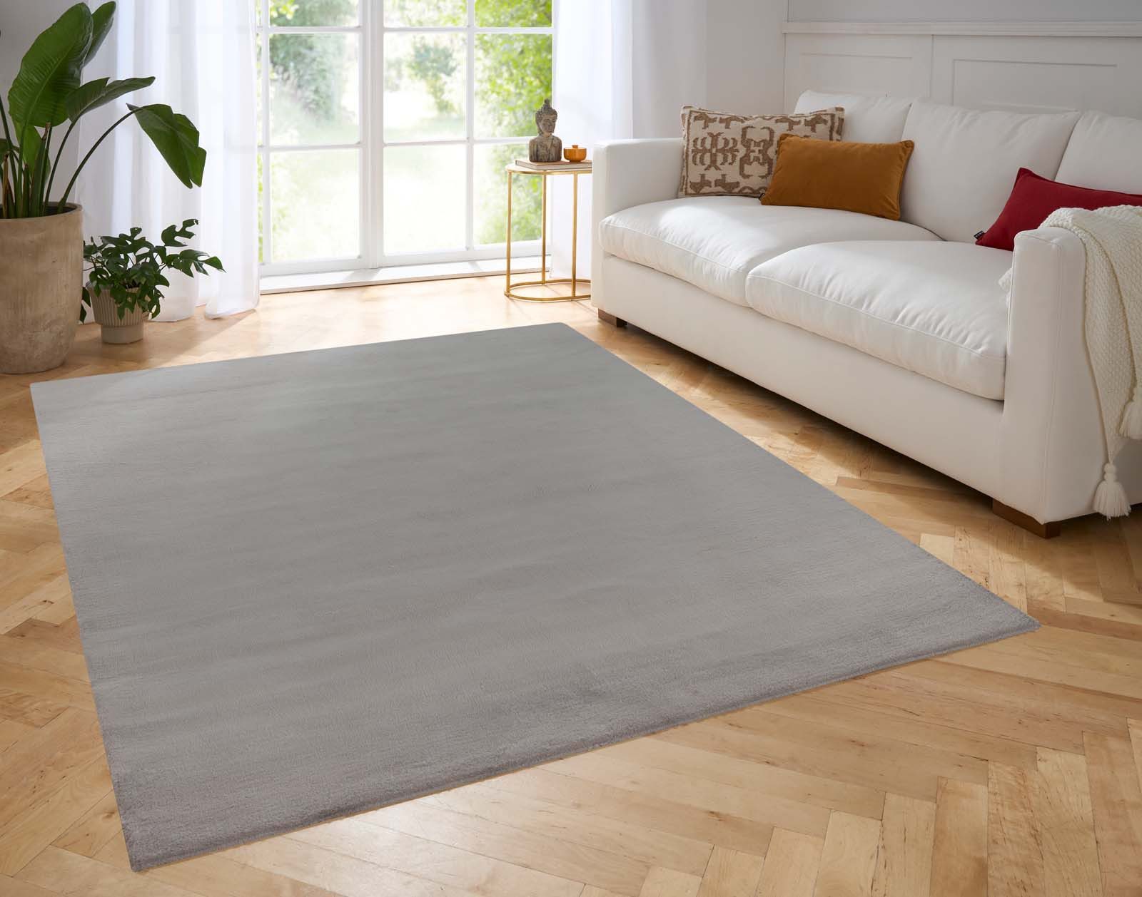 TaraCarpet Teppich Hasenfell Bora Soft, rechteckig, günstig online kaufen