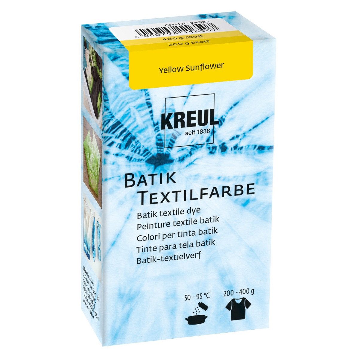 C. KREUL Textilfarbe KREUL Batik-Textilfarbe Yellow Sunflower 70g