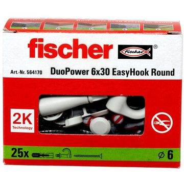 Fischer Universaldübel EasyHook Round DuoPower 6x30
