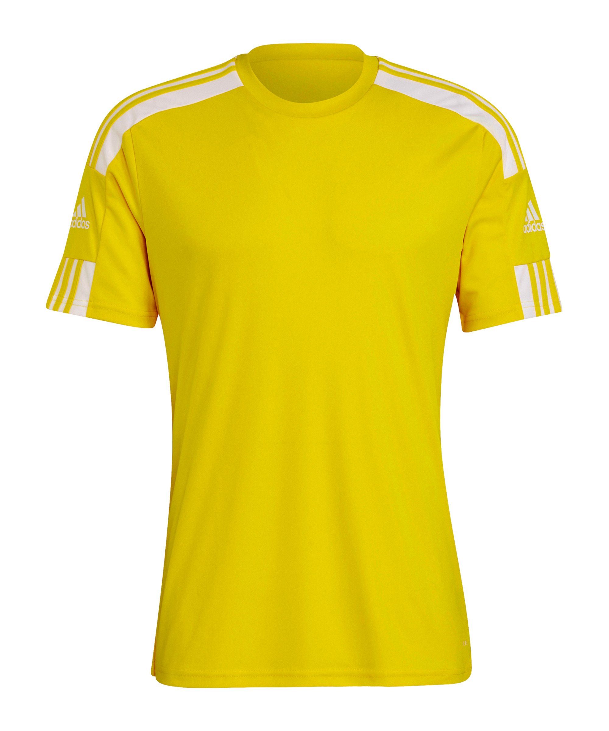 Performance 21 Squadra Trikot adidas kurzarm gelbweiss Fußballtrikot