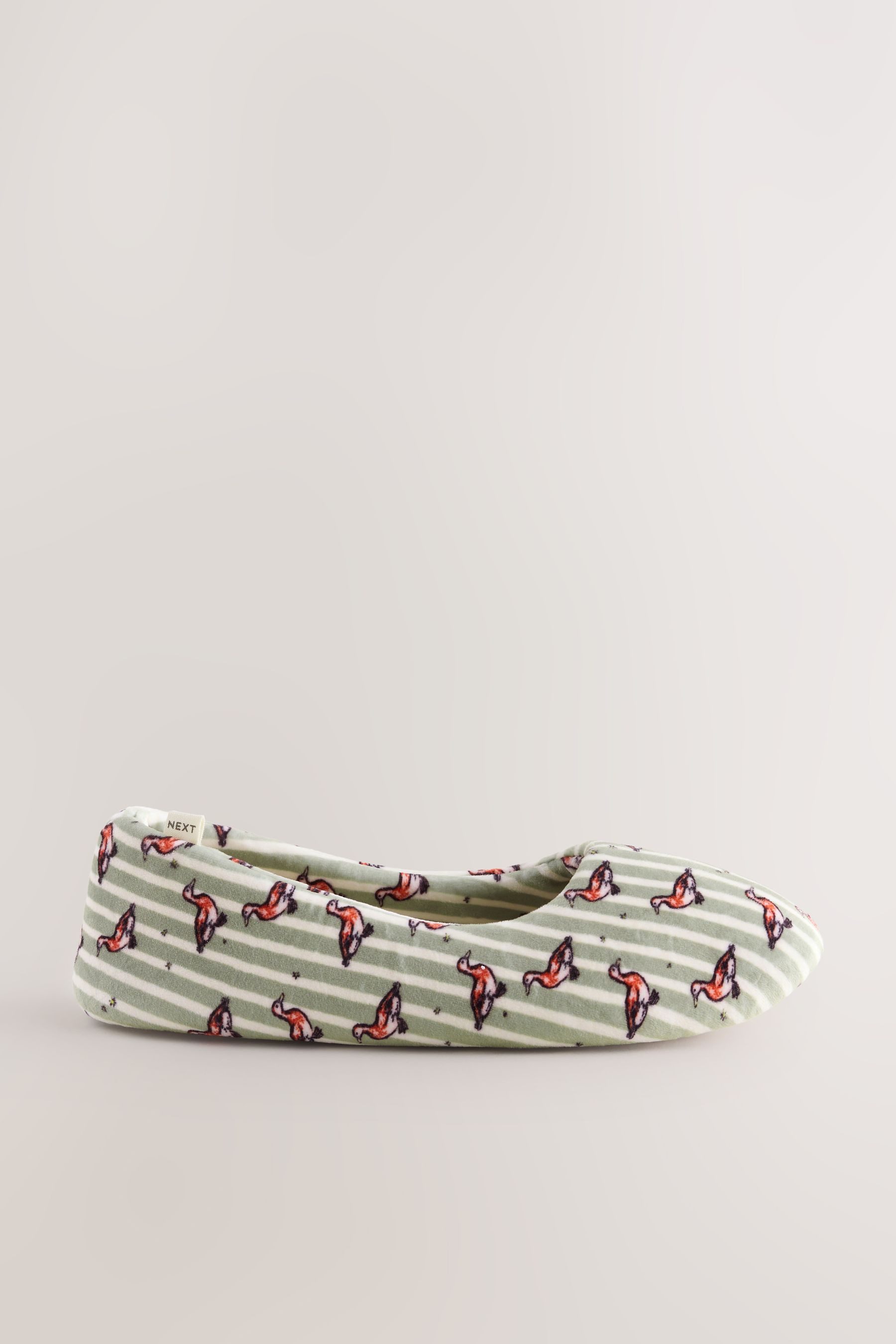 Next Ballerina-Hausschuhe mit Print Hausschuh