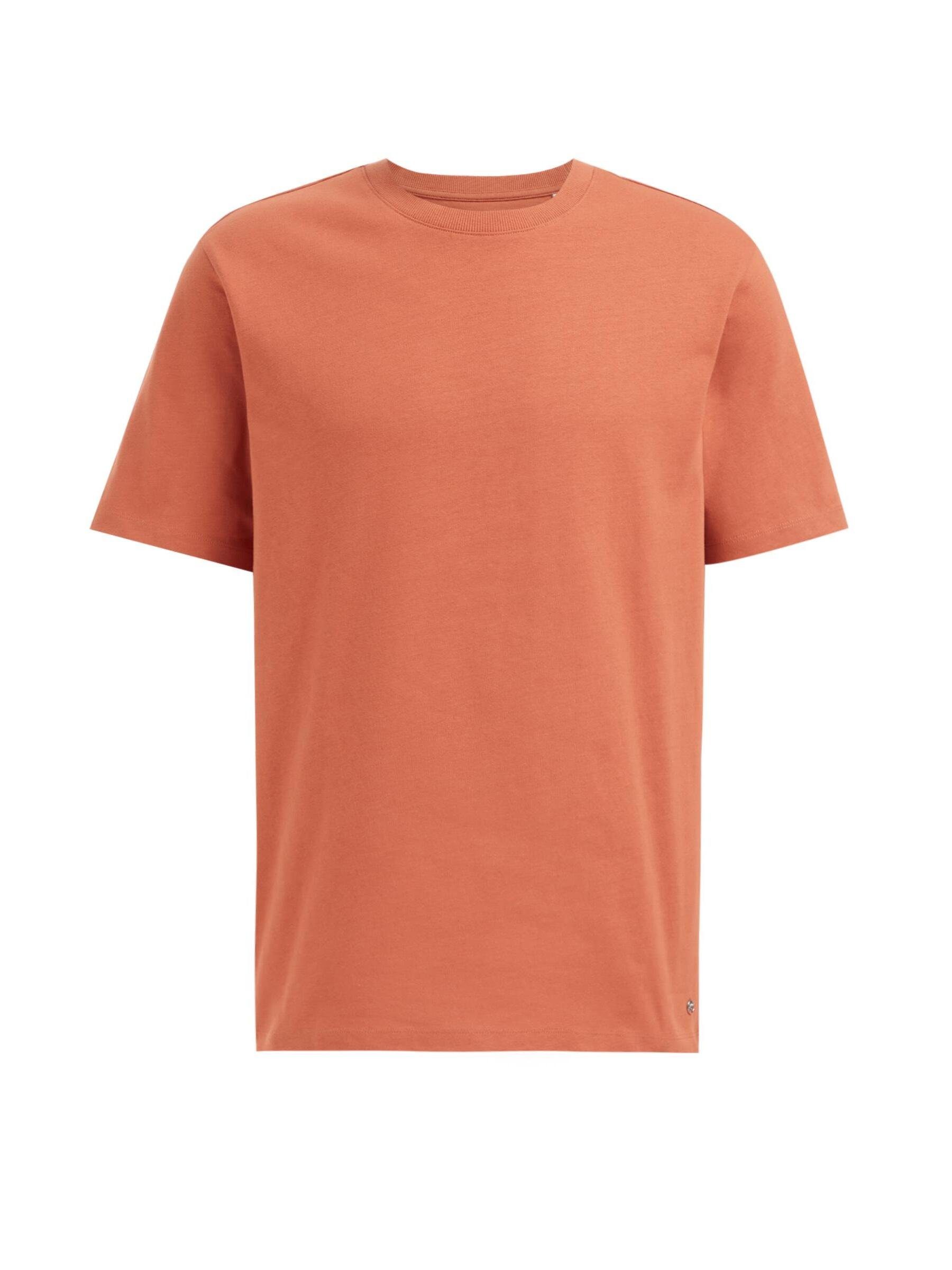 ist zu einem supergünstigen Preis im Angebot WE Fashion T-Shirt (1-tlg) Orange